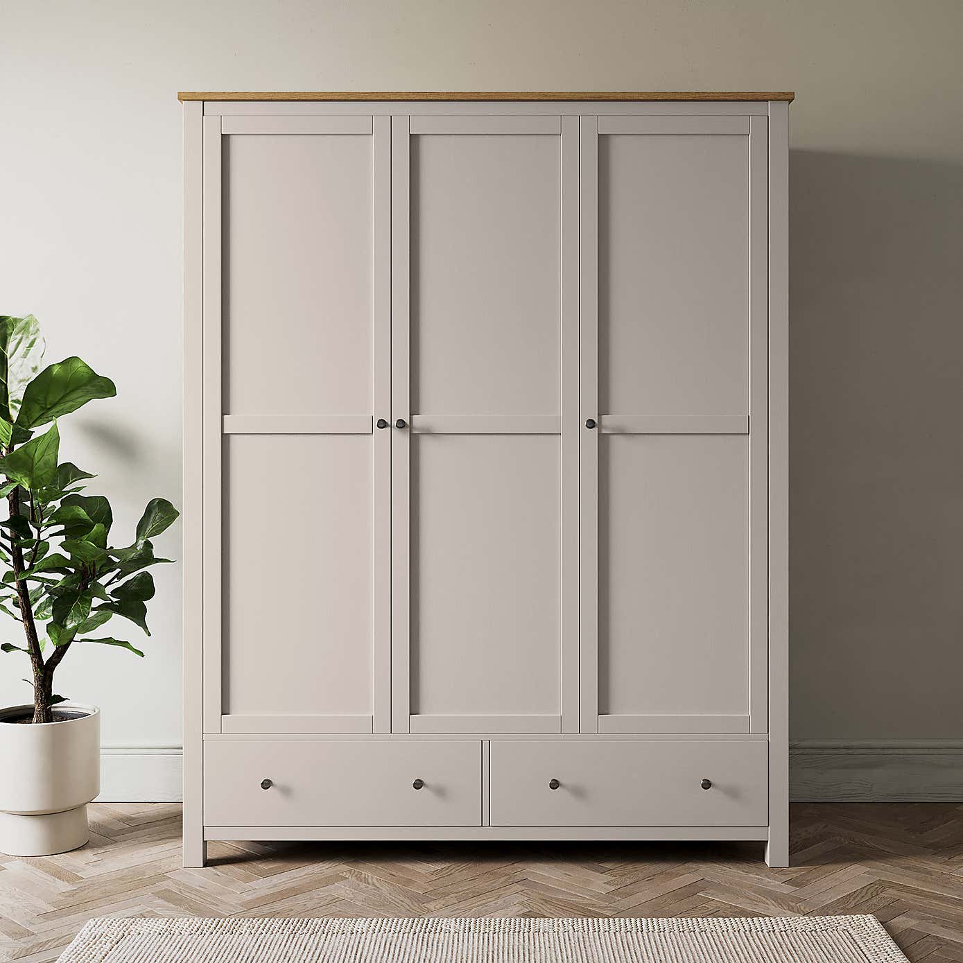 Olney Triple Wardrobe