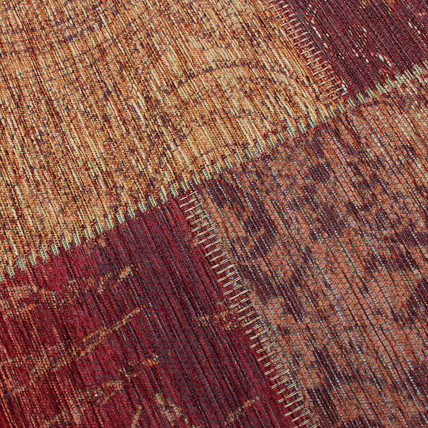 Patchwork Chenille Rug