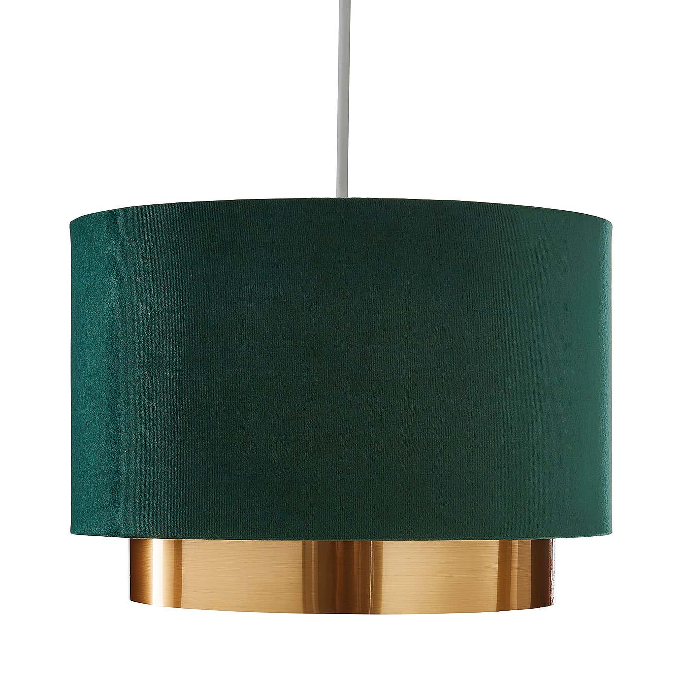 Nesa Two Tier Velvet Lamp Shade