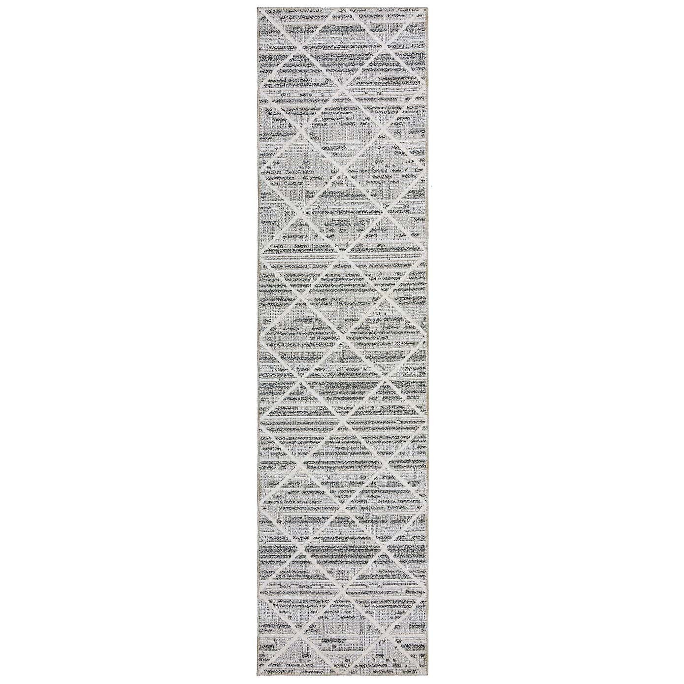Diamond Tufted Washable Runner