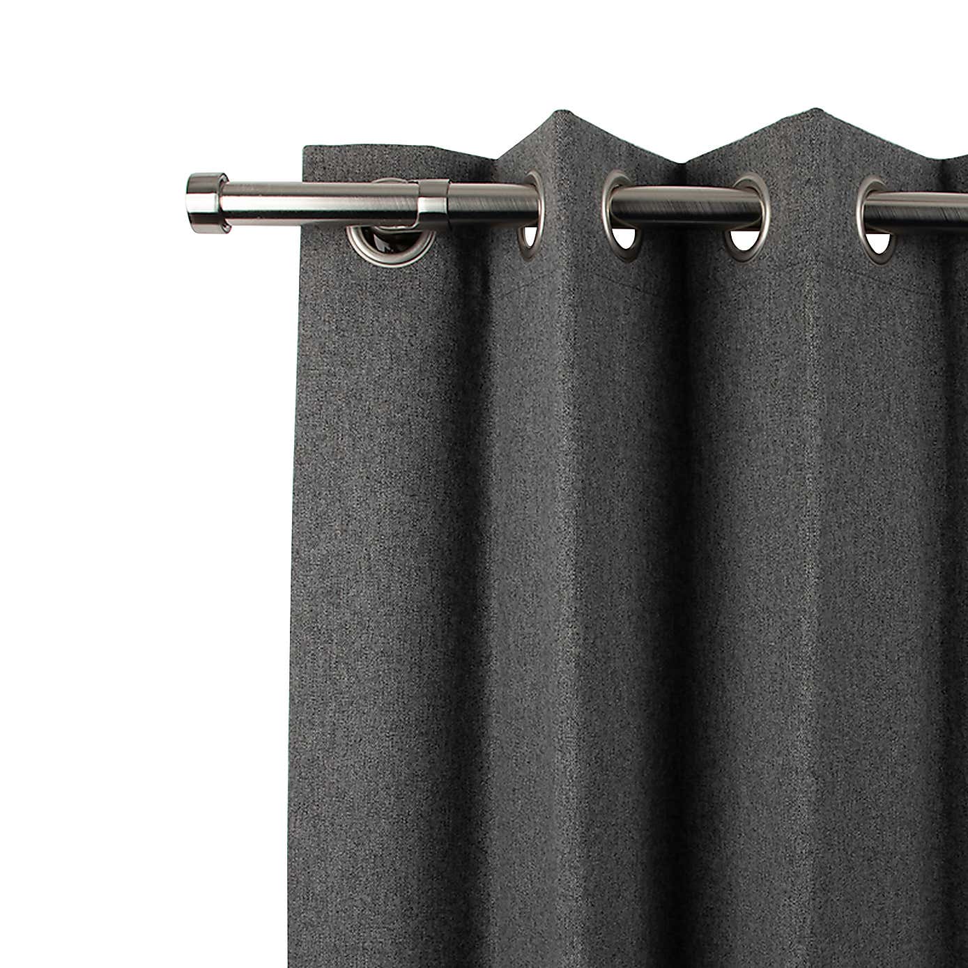 Trinity Room Darkening Extendable Eyelet Curtain Pole