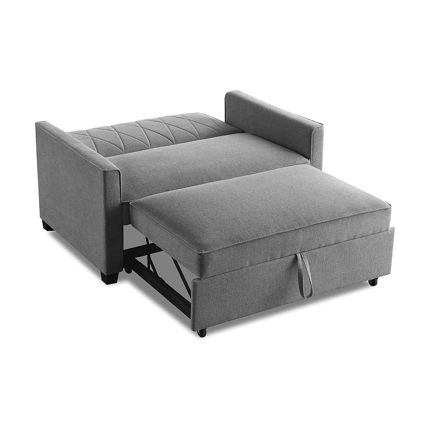 Serviya Fabric Compact Double Sofa Bed