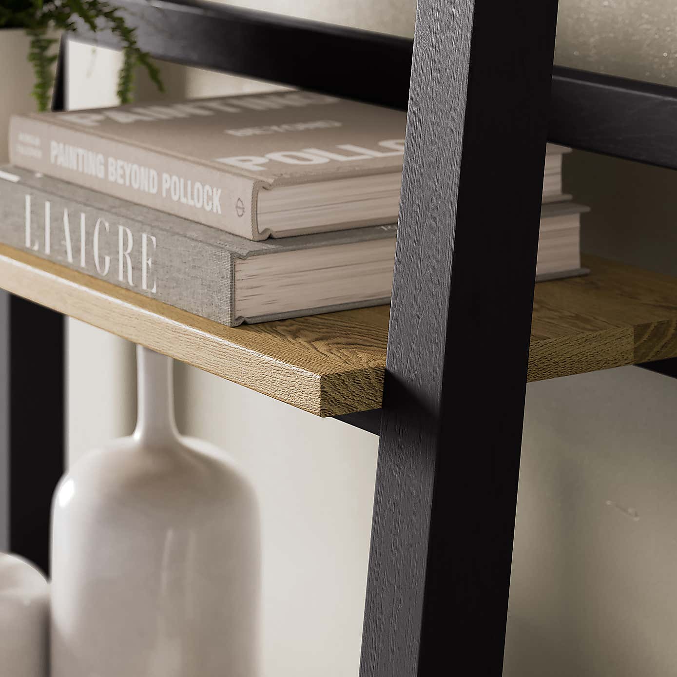 Olney Storage Ladder Shelf Stone