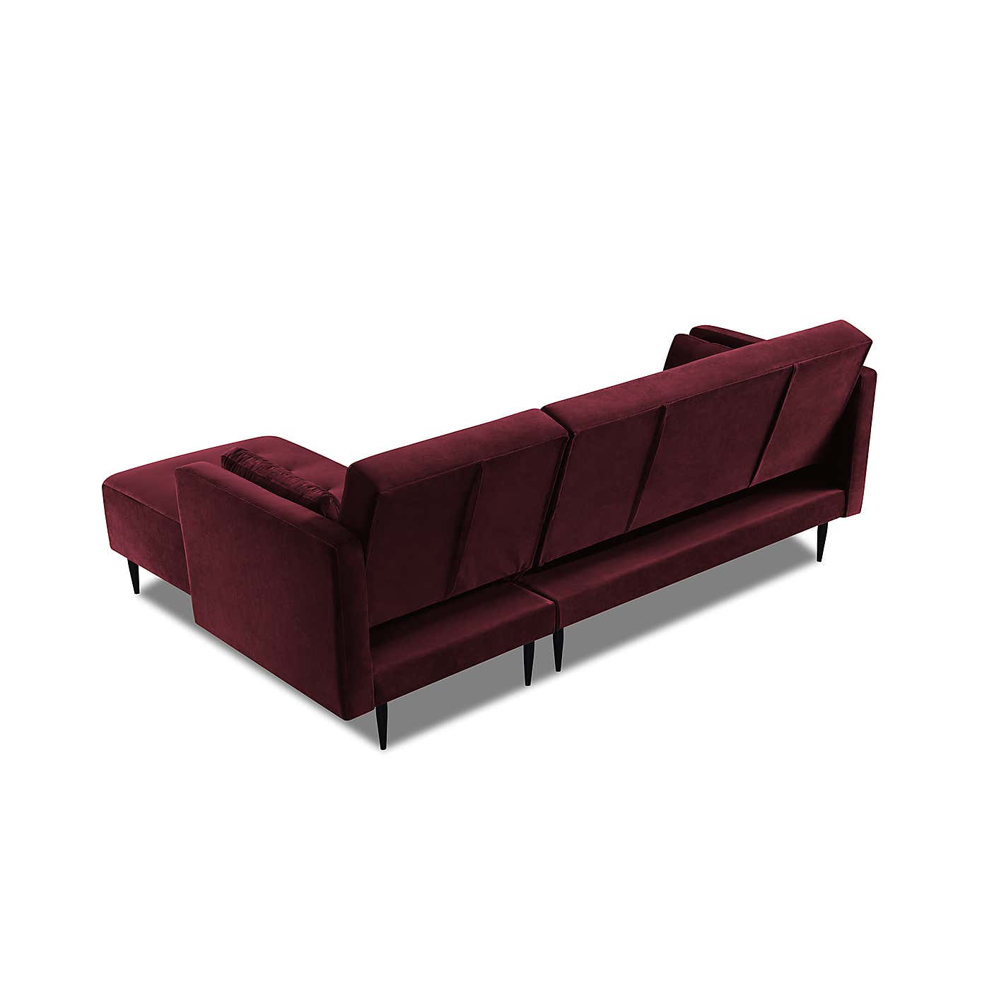 Selassi Velvet 3 Seater Corner Sofa Bed