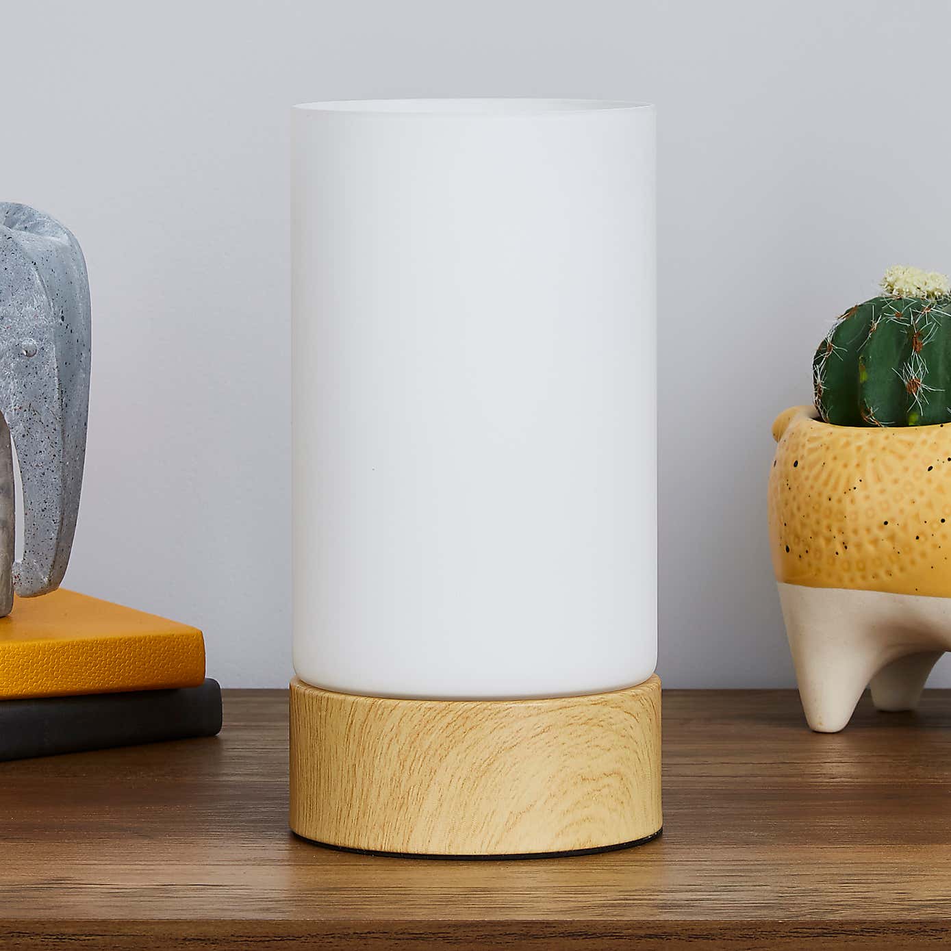 Ferris Wood Effect Table Lamp