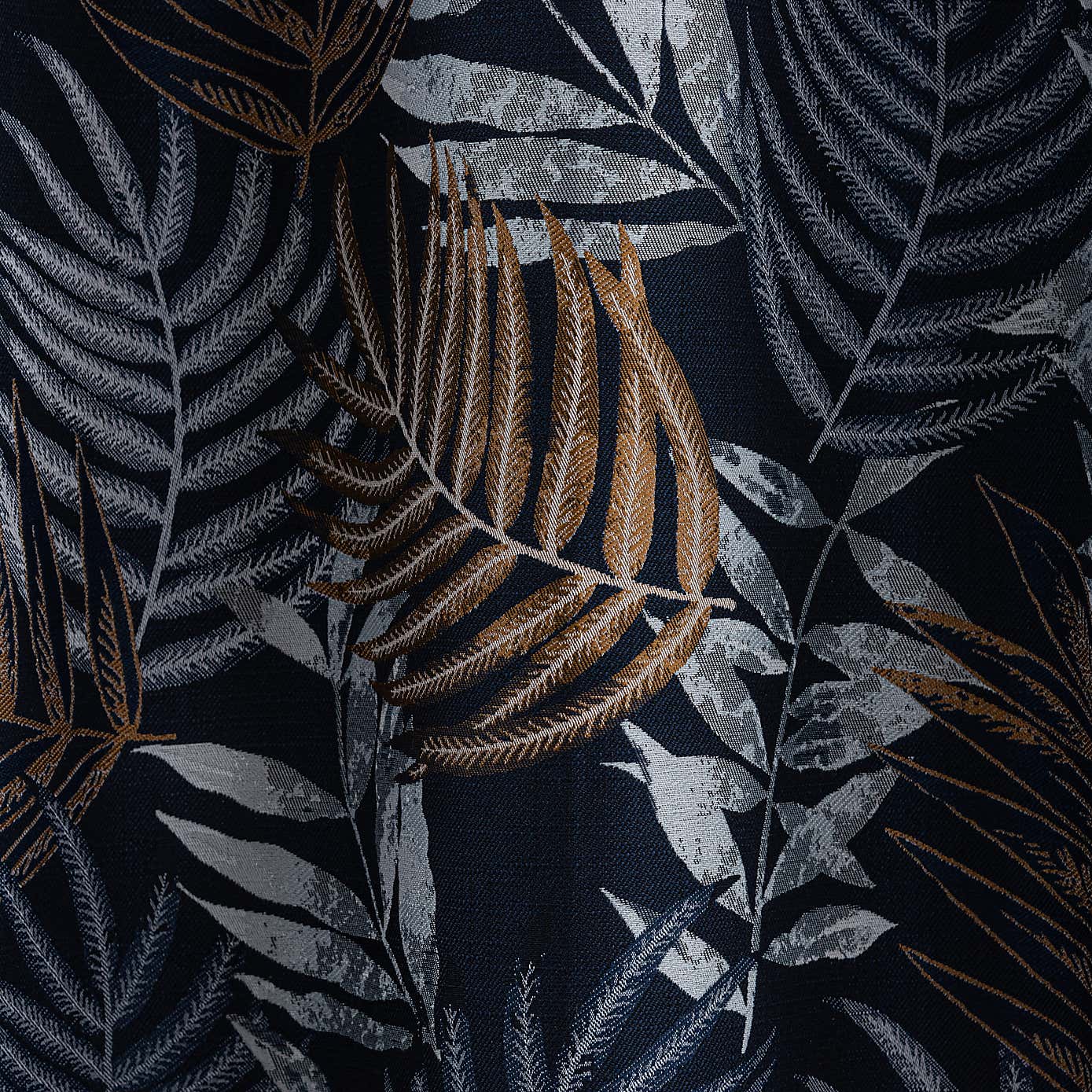 Leaf Jacquard Eyelet Curtains