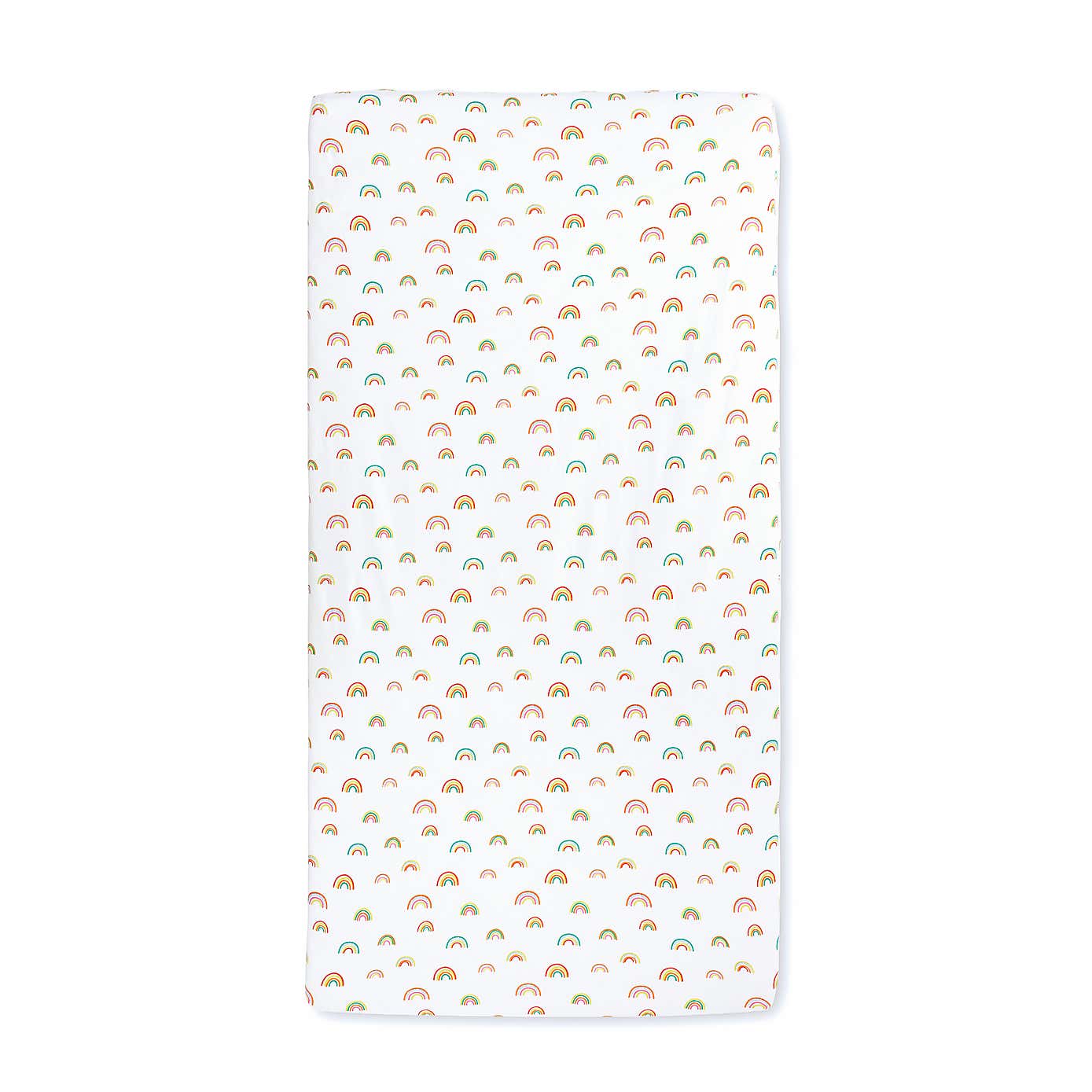 Ickle Bubba Pack of 2 Rainbow Dreams Fitted Cotbed Sheets