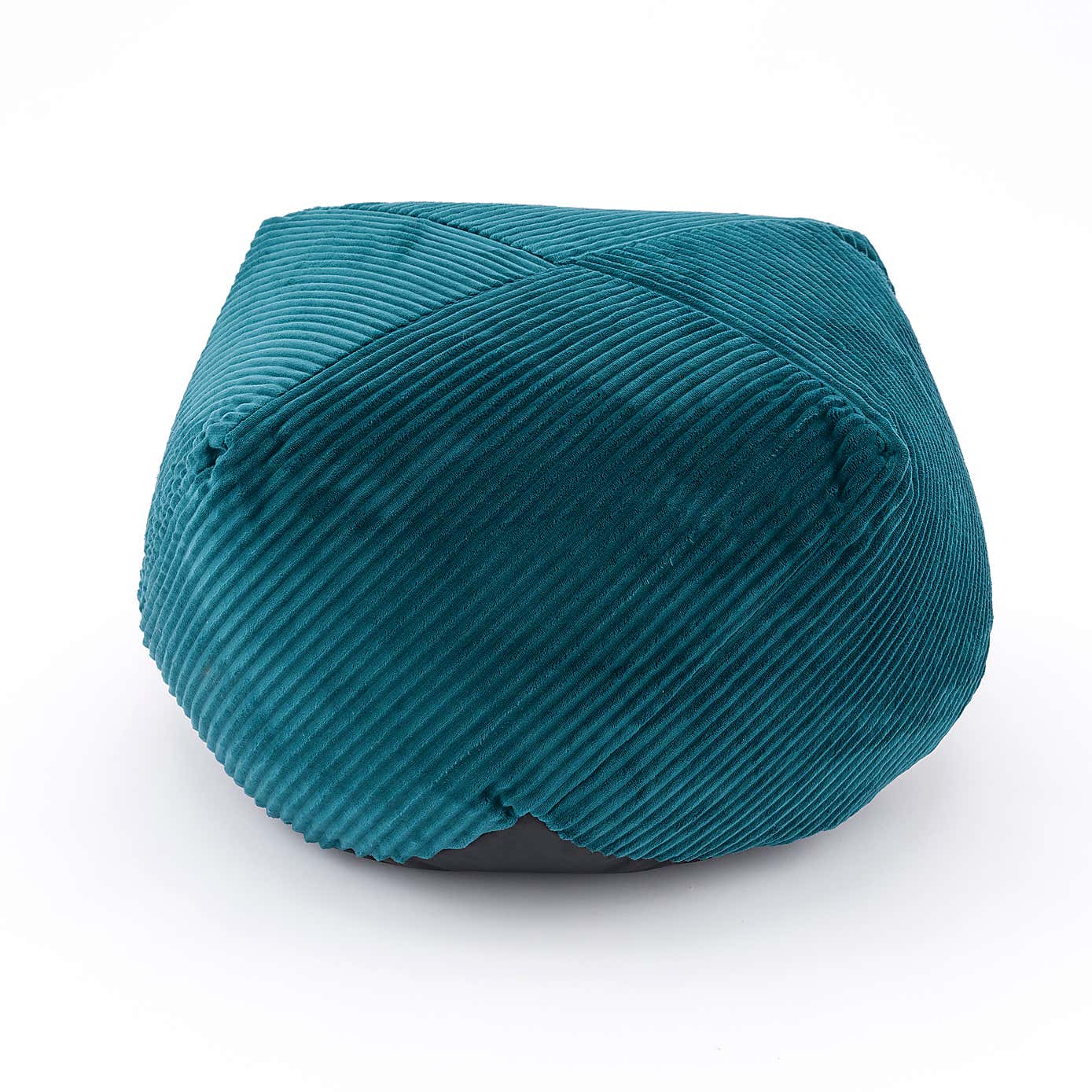 Remy Teal Cord Pouffe