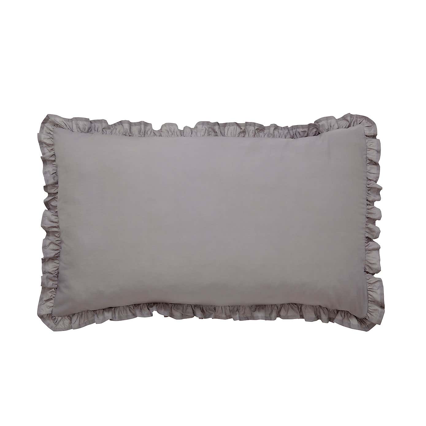 Pure Cotton Frilled Pillowcase