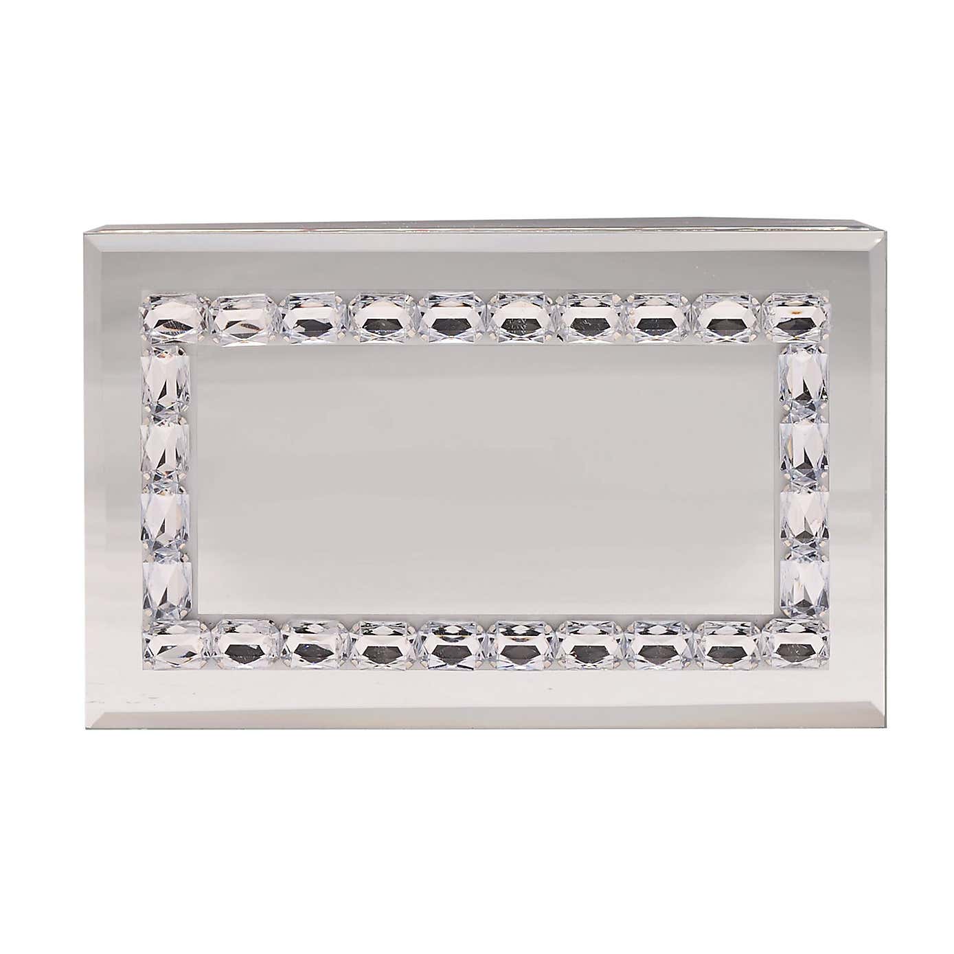 Hestia Crystal Rectangle Jewellery Box