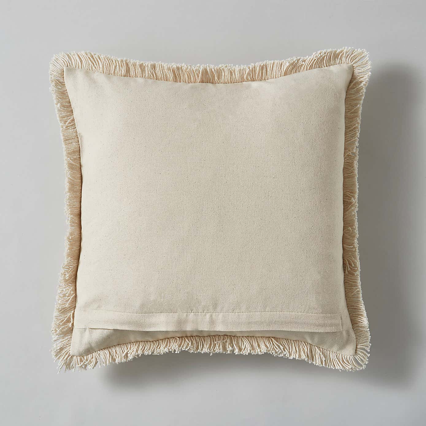 Woven Check Cotton Square Cushion