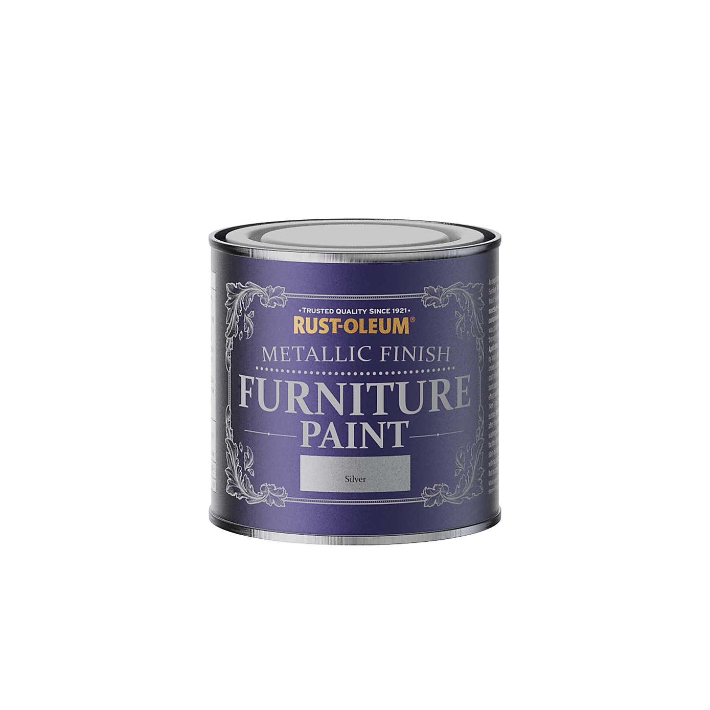 Rust-Oleum Silver Metallic Furniture Paint 125ml