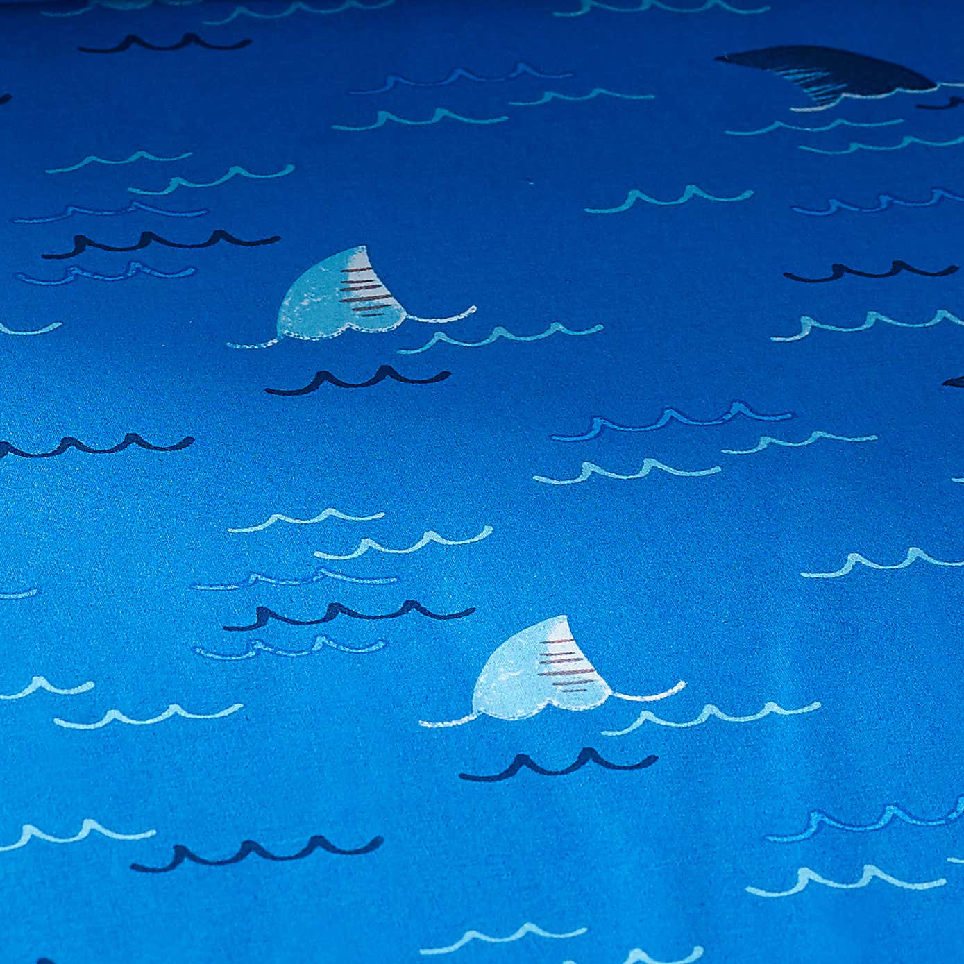 Catherine Lansfield Jawsome Shark Polycotton Fitted Sheet