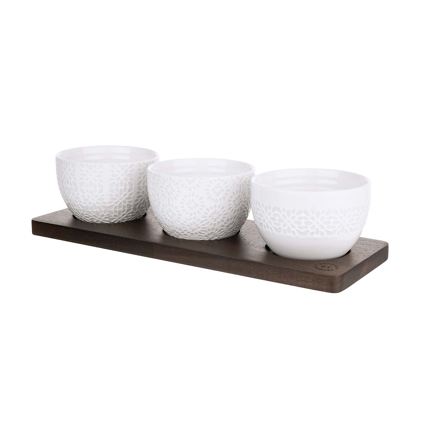 Artisan Street Set of 3 Nibble Bowls