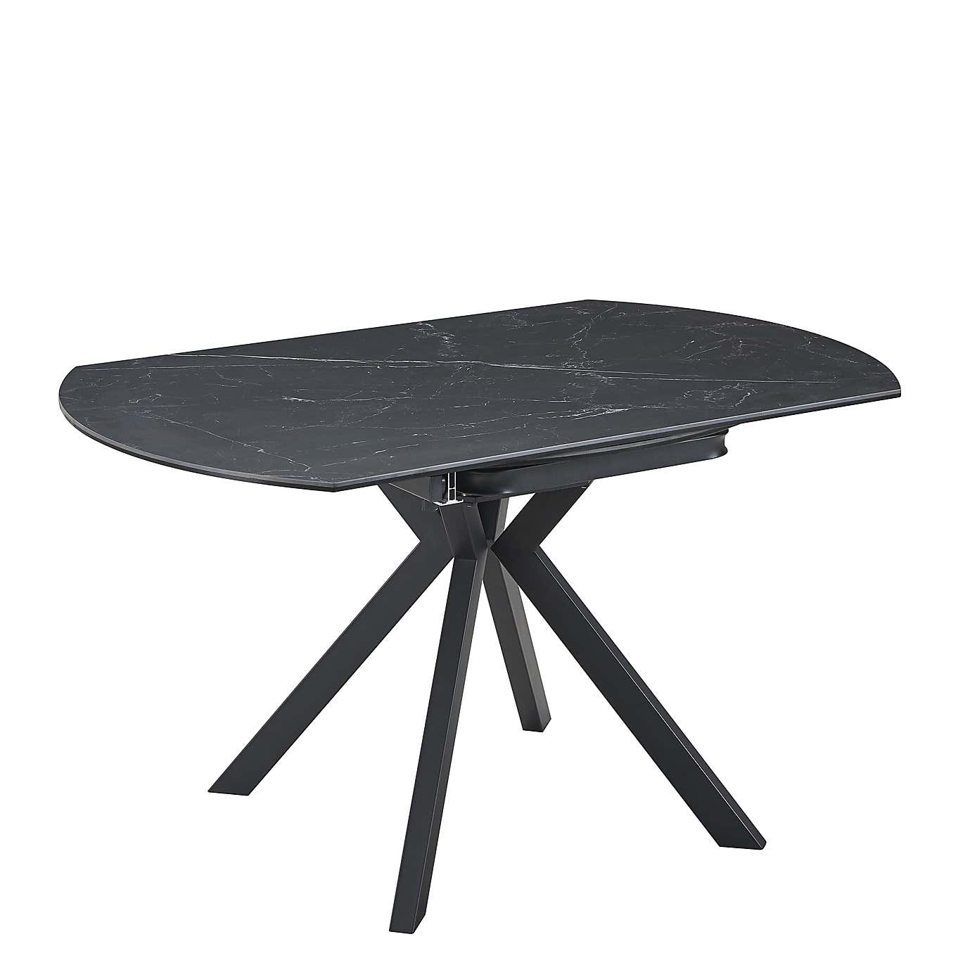 Indus Valley Camden Extendable 4-6 Seater Round Ceramic Dining Table