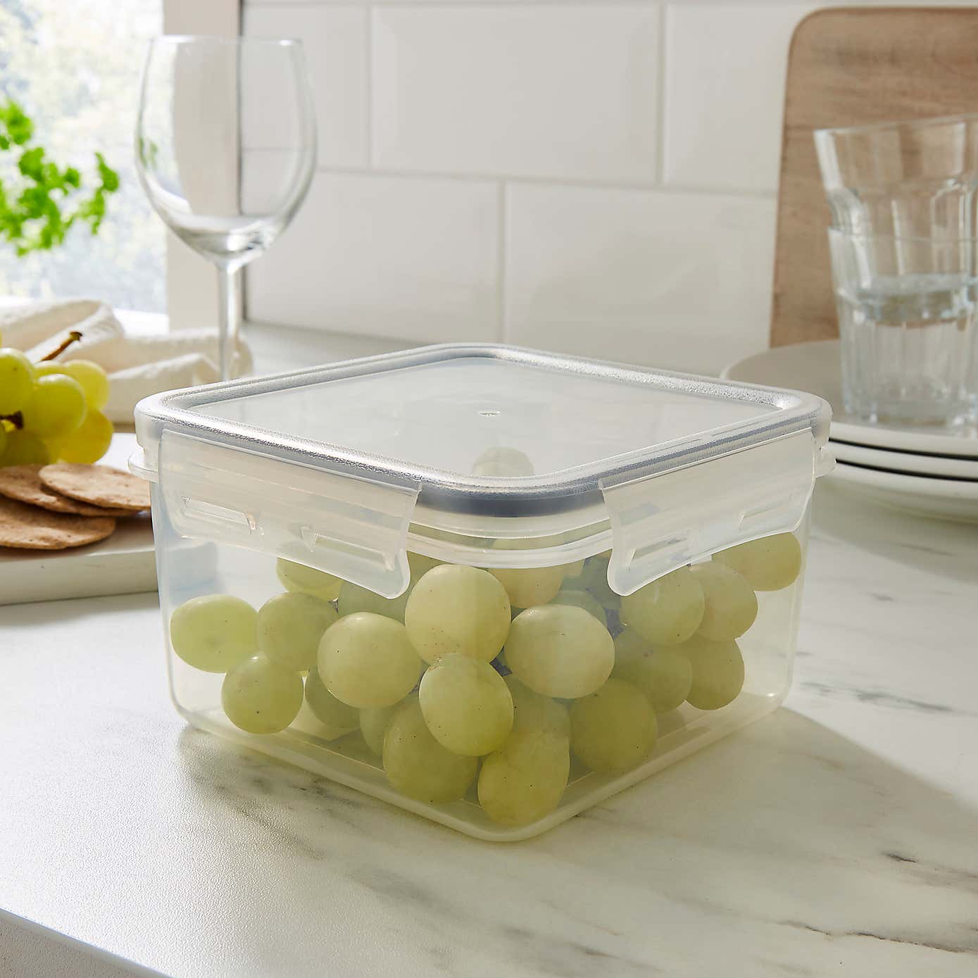 Clip Lock Square Container