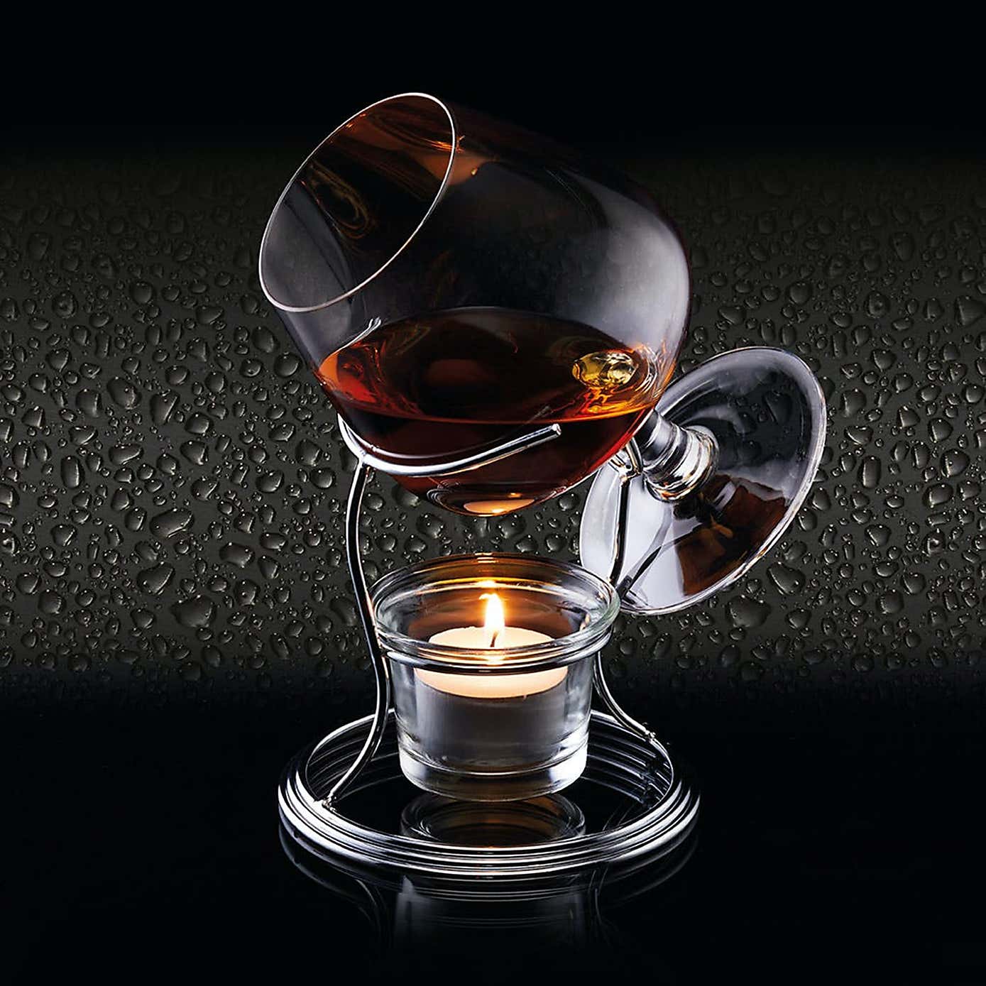 BarCraft Brandy & Cognac Warmer Glass Gift Set