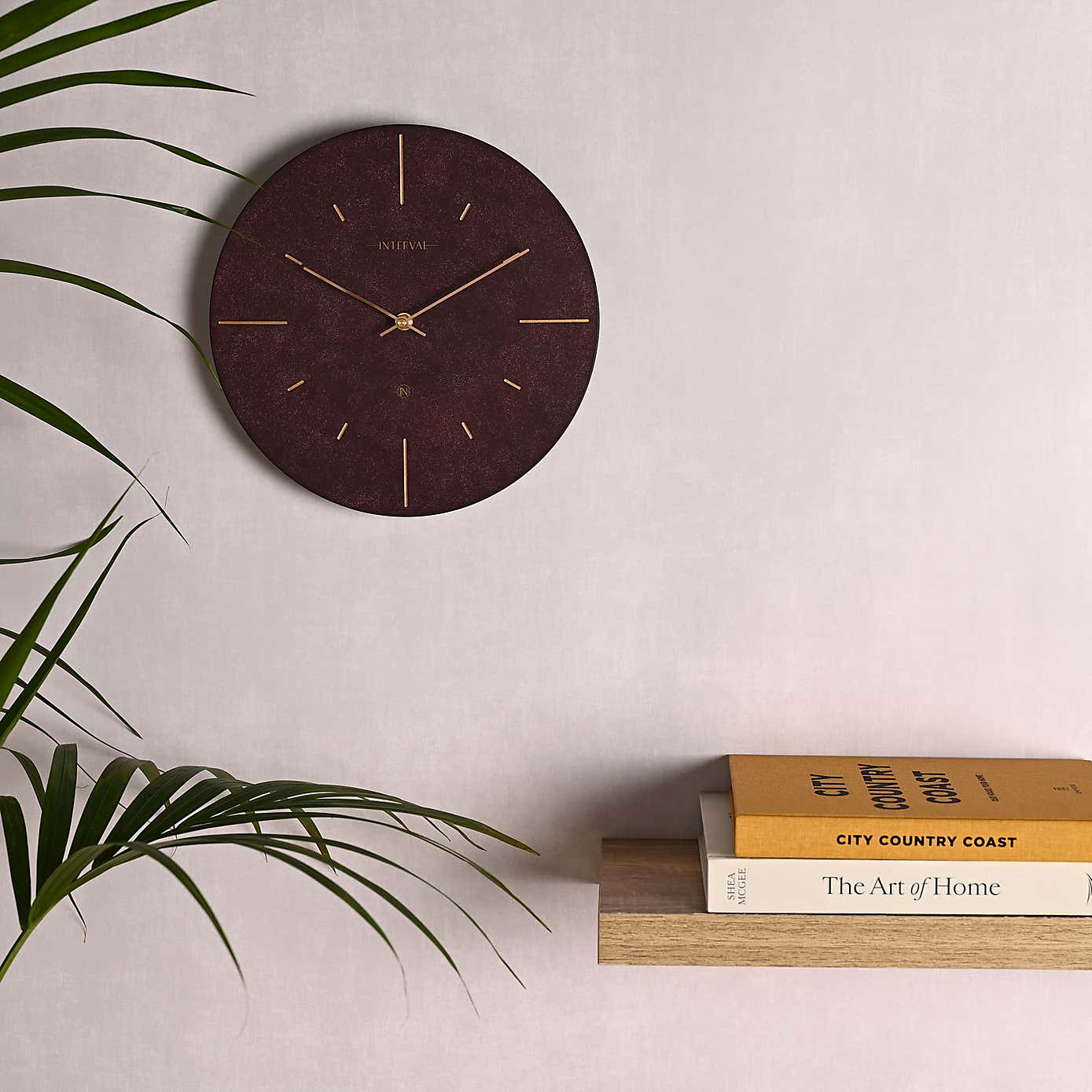 Interval Resin Wall Clock