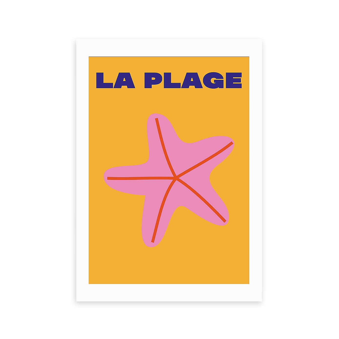 East End Prints La Plage Print by Inoui