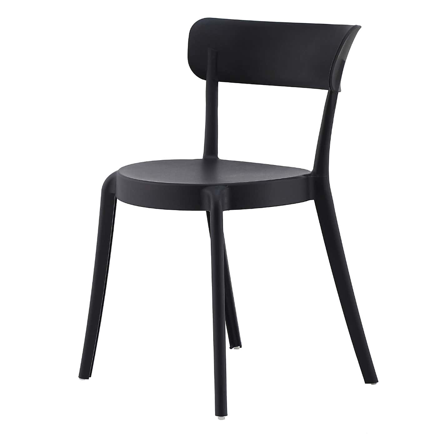 Fusion Living Plastic Bistro Dining Chair