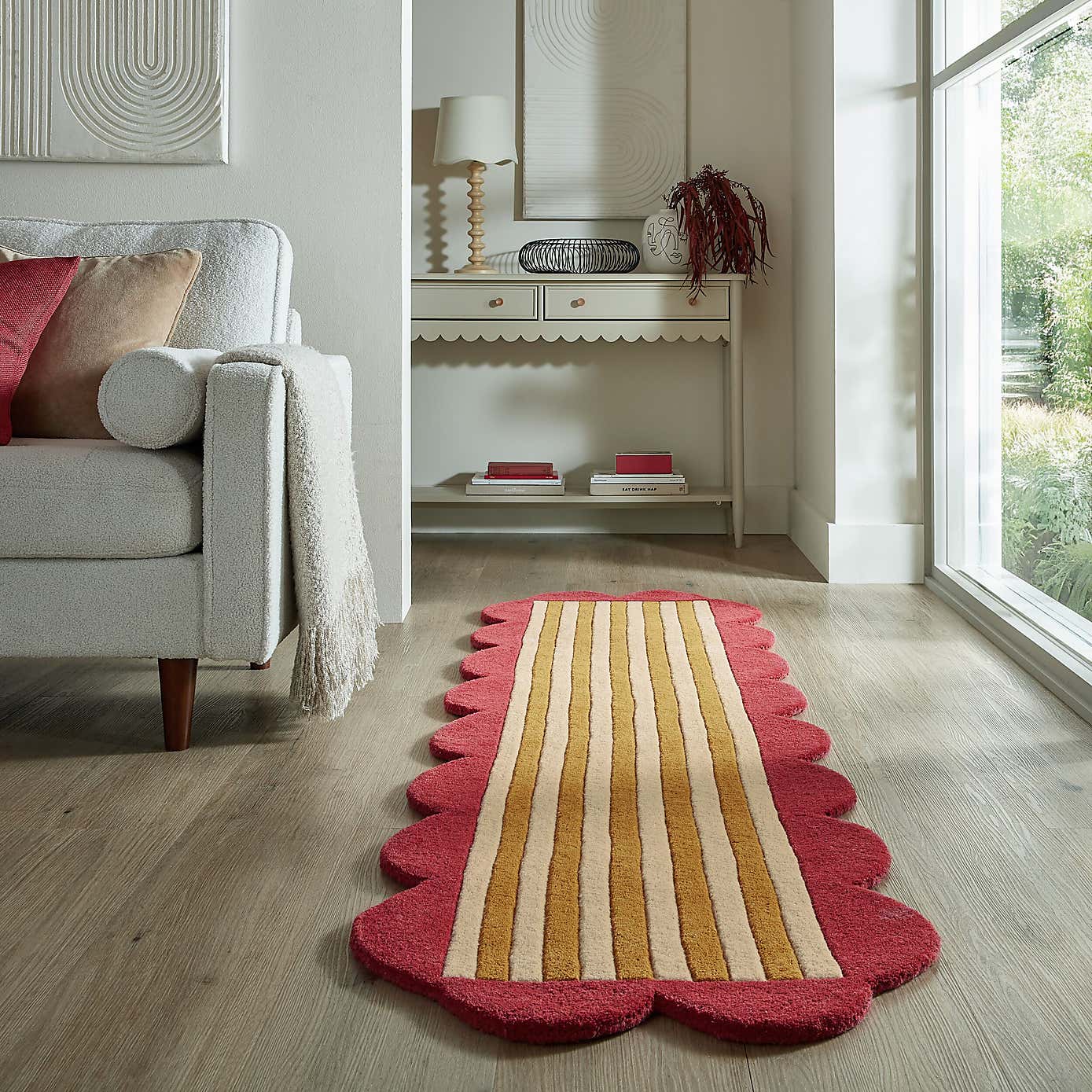 Milo Scallop Wool Runner