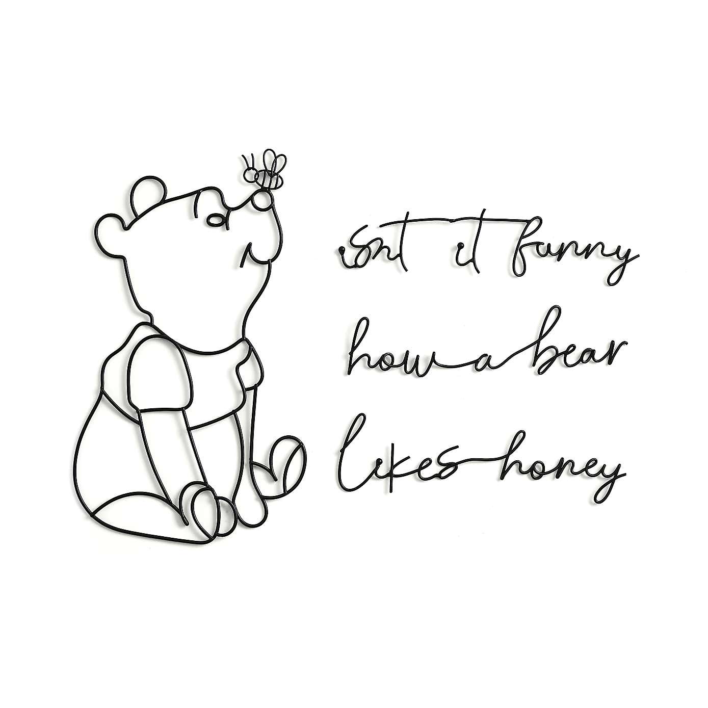 Disney Winnie the Pooh Wire Wall Art