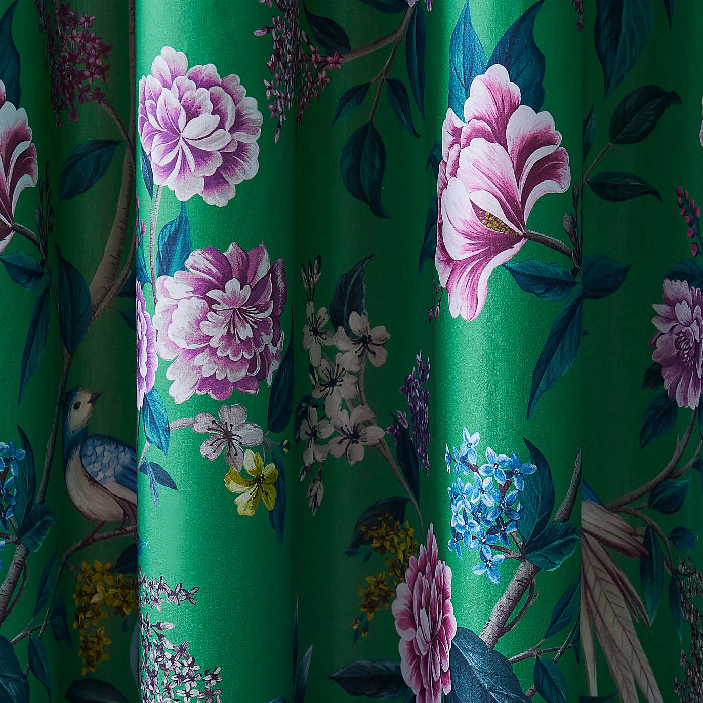 Milanna Blooms Eyelet Curtains