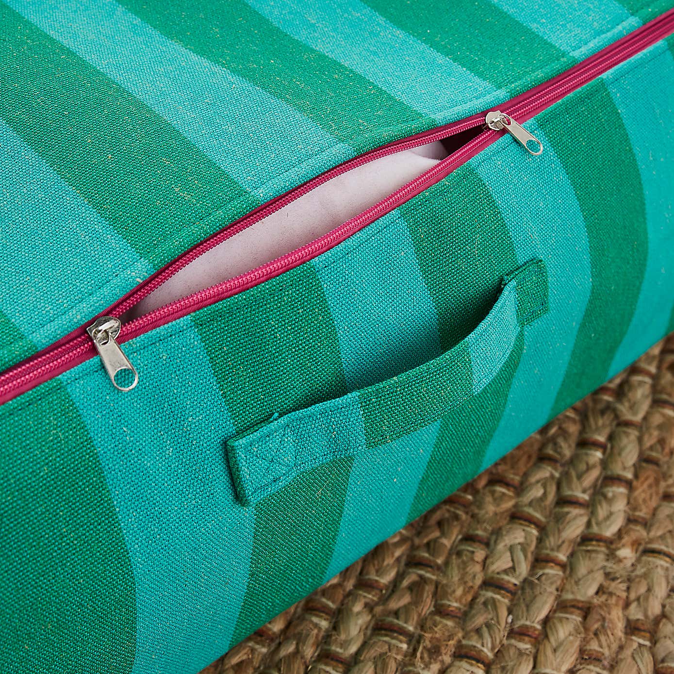 Elements Sutton Woven Stripe Underbed Storage Bag