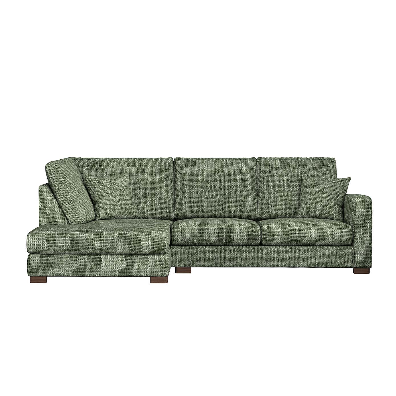 Carson Chunky Chenille Right Hand Corner Sofa