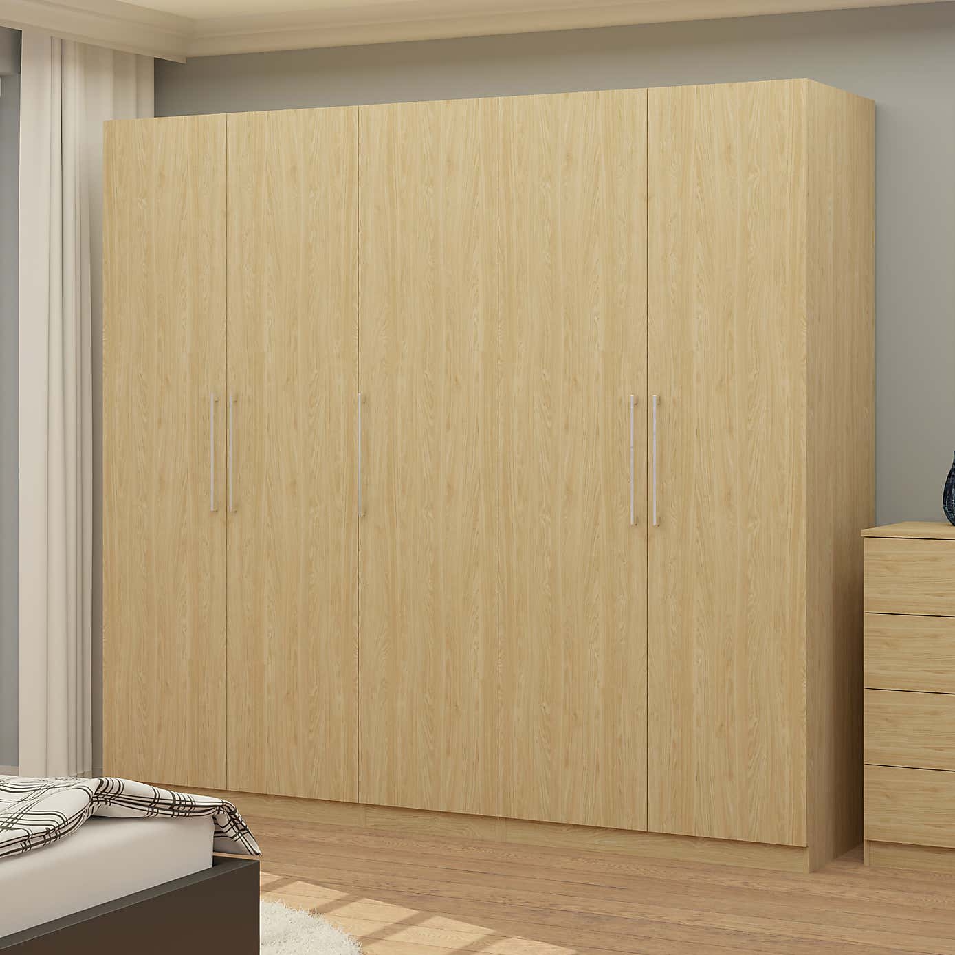 Foster 5 Door Wardrobe