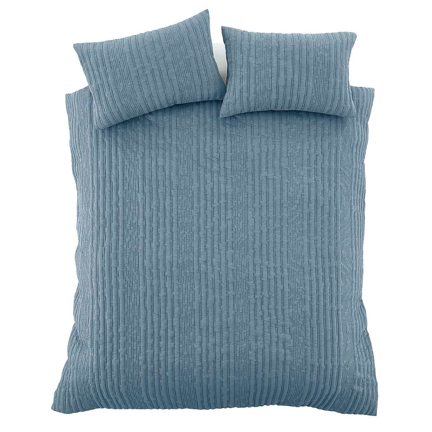 Pineapple Elephant Tamba Jersey Stripe Duvet Cover and Pillowcase Set