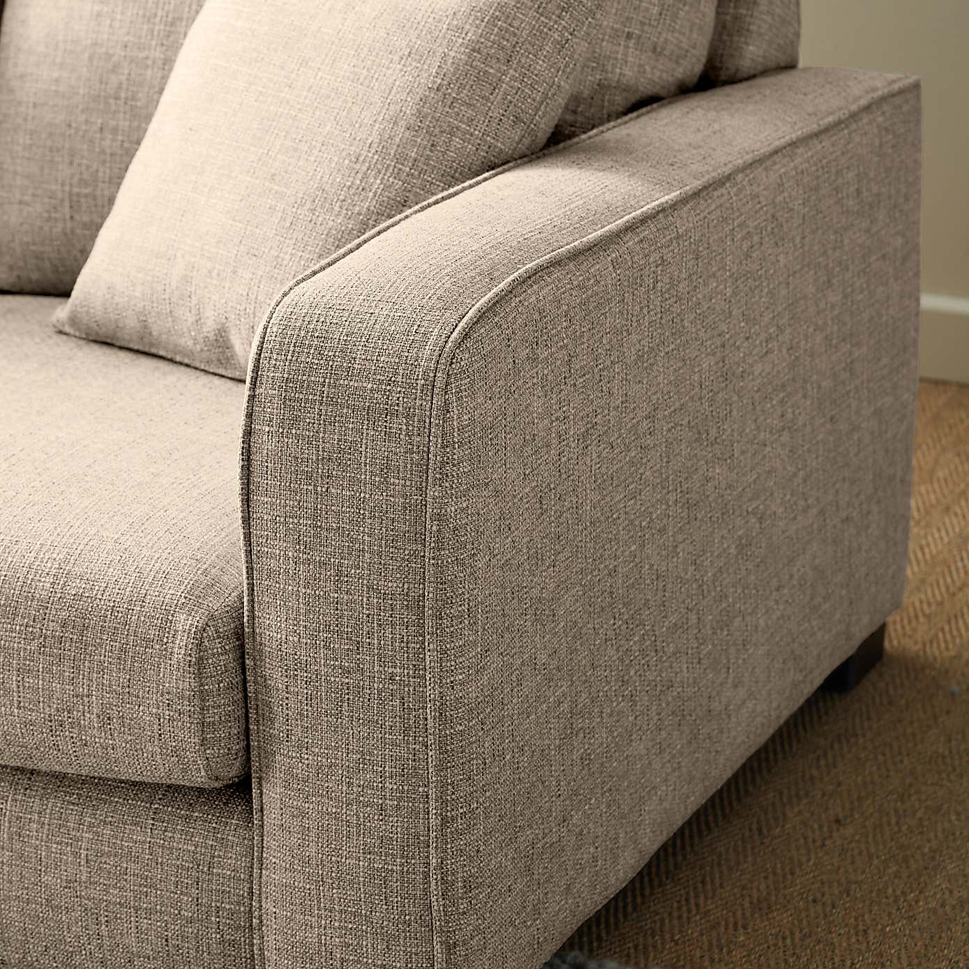 Carson Chunky Multi Weave Left Hand Corner Sofa