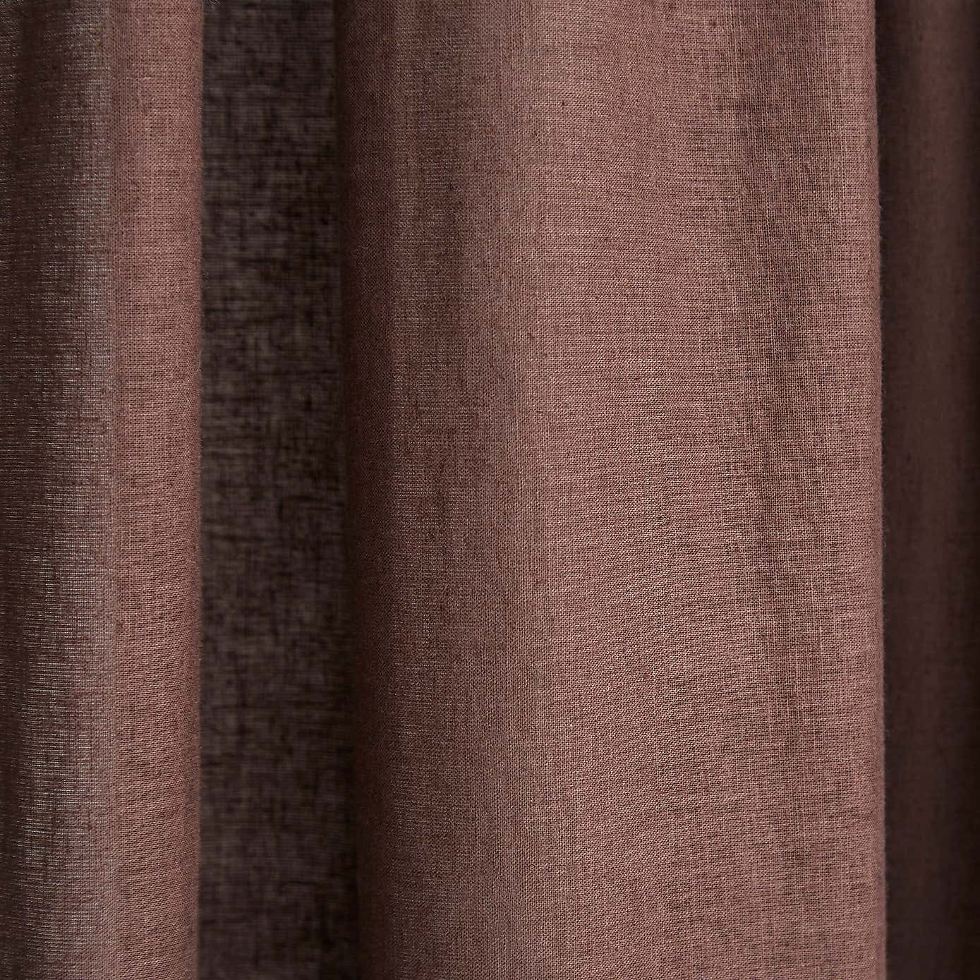 Cotton Linen Slot Top Voile Curtains