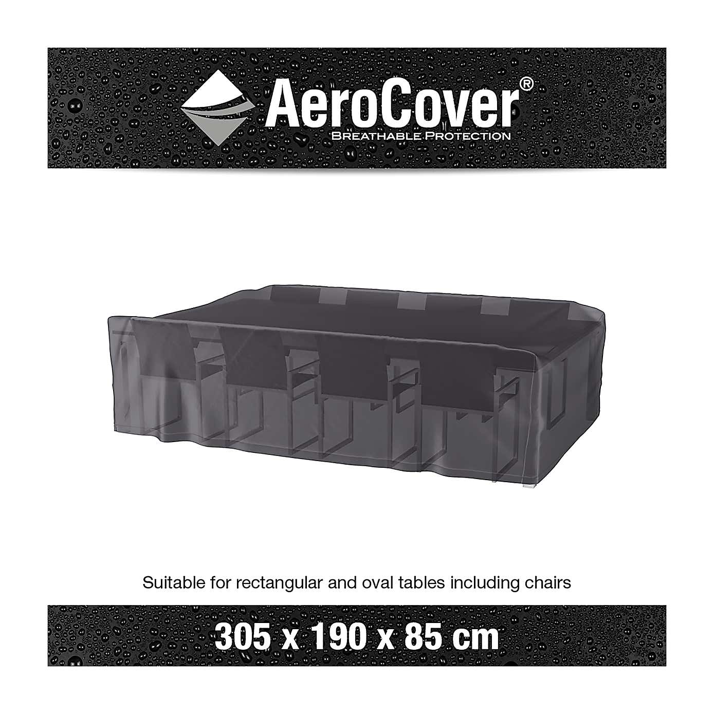 Aerocover Oblong Garden Set Cover