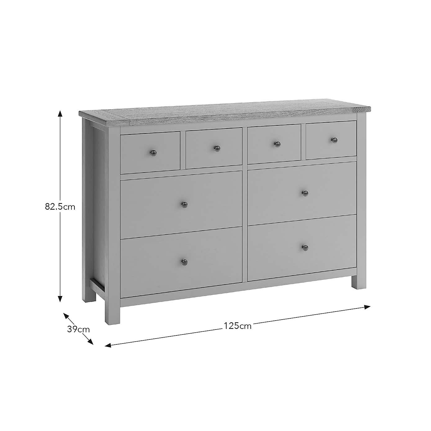 Olney Wide 8 Drawer Chest