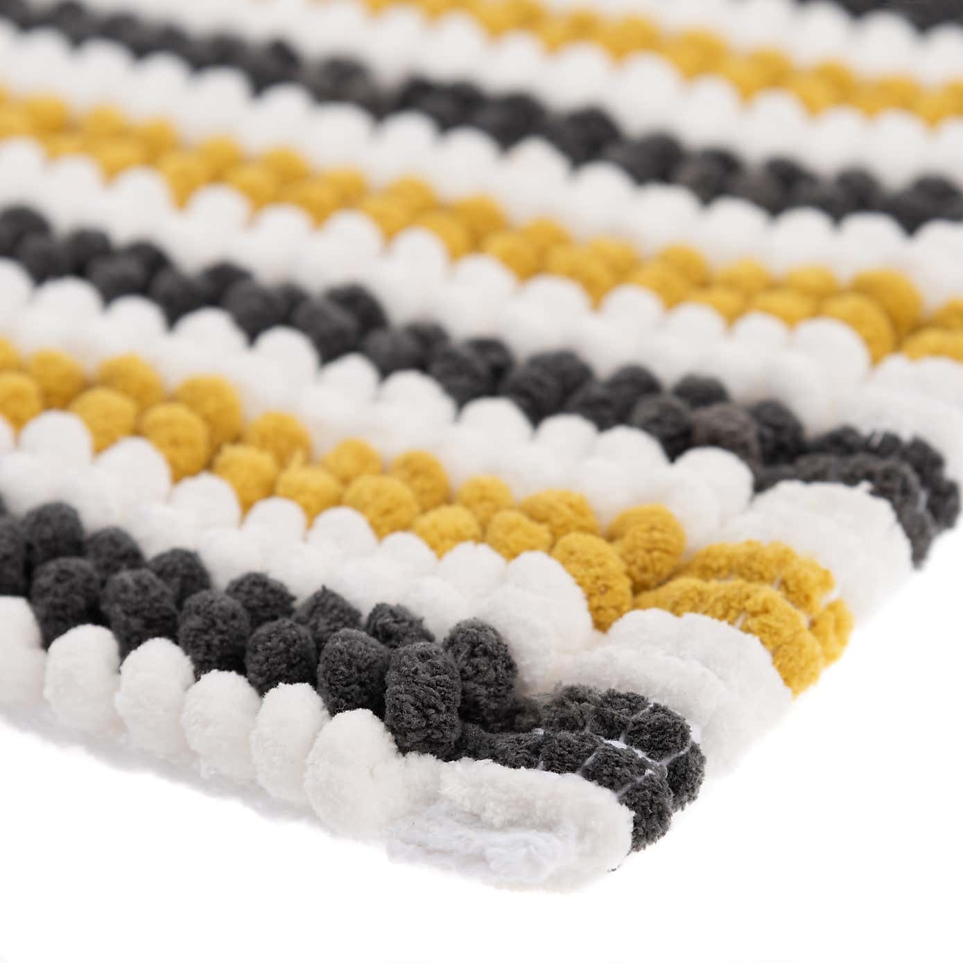 Stripe Bobble Bath Mat