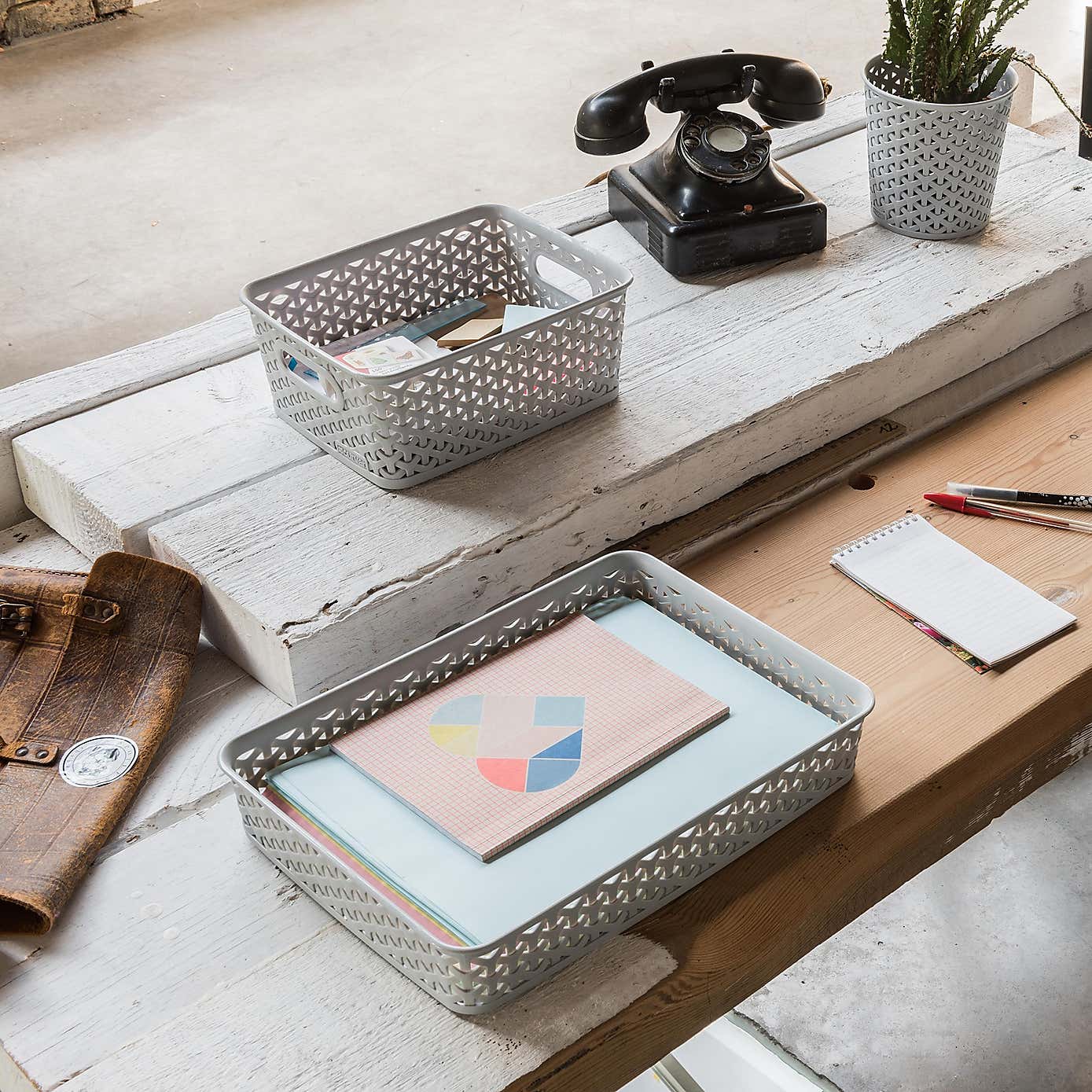 Curver Plastic Storage Basket