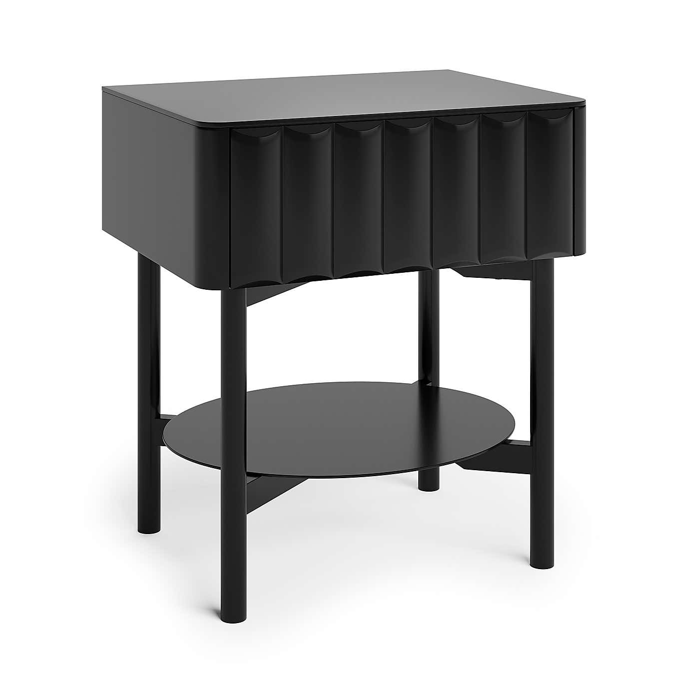 Alita 1 Drawer Bedside Table