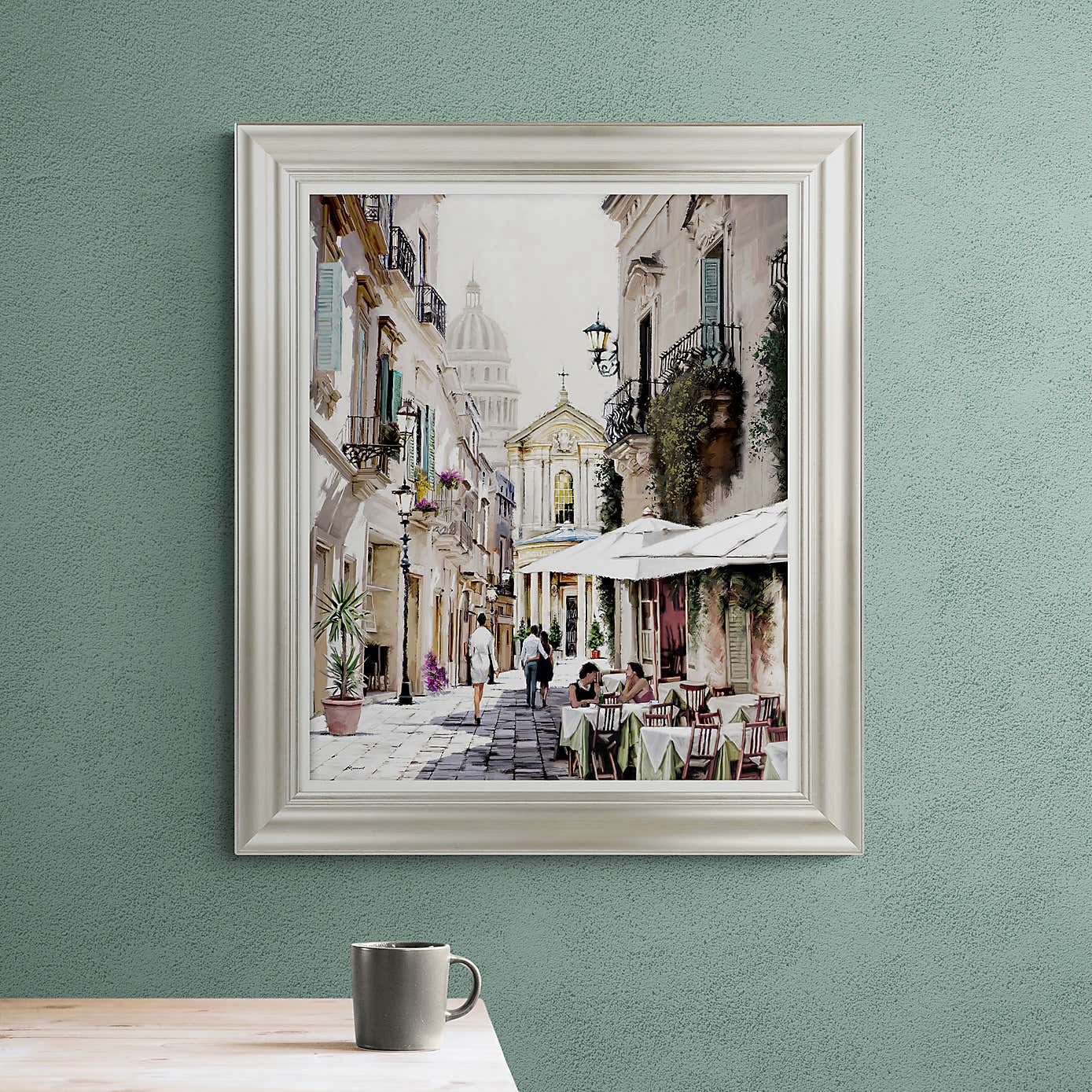 Summer Street I by Richard Macneil Framed Print