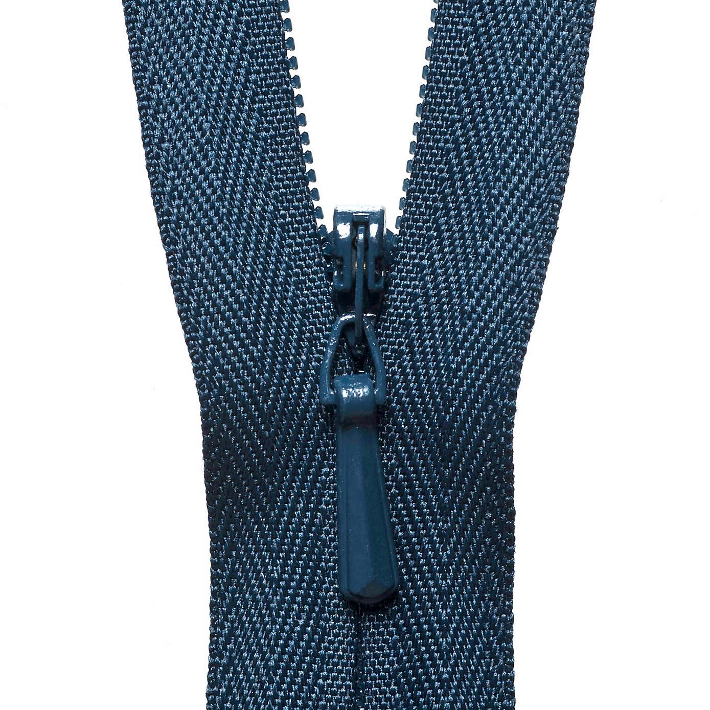 Dark Blue Concealed Zip