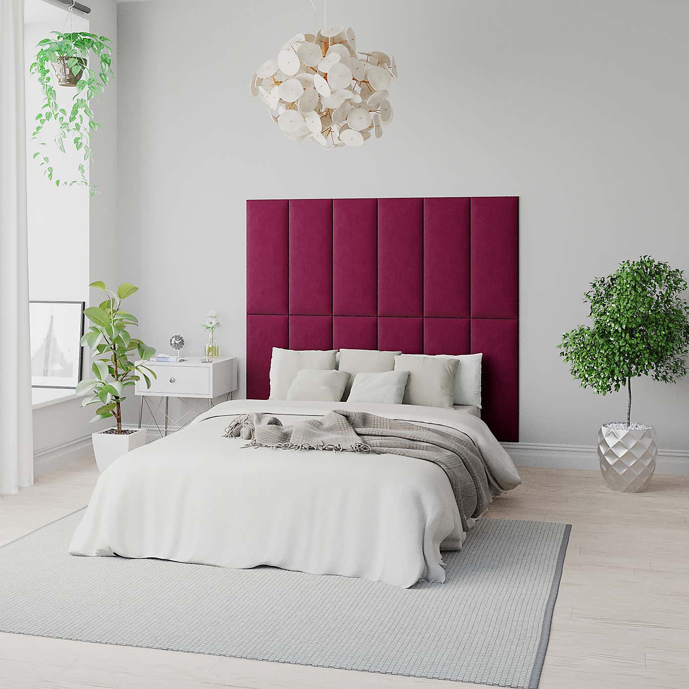 Aspire EasyMount Plush Velvet Upholstered Wall Panels