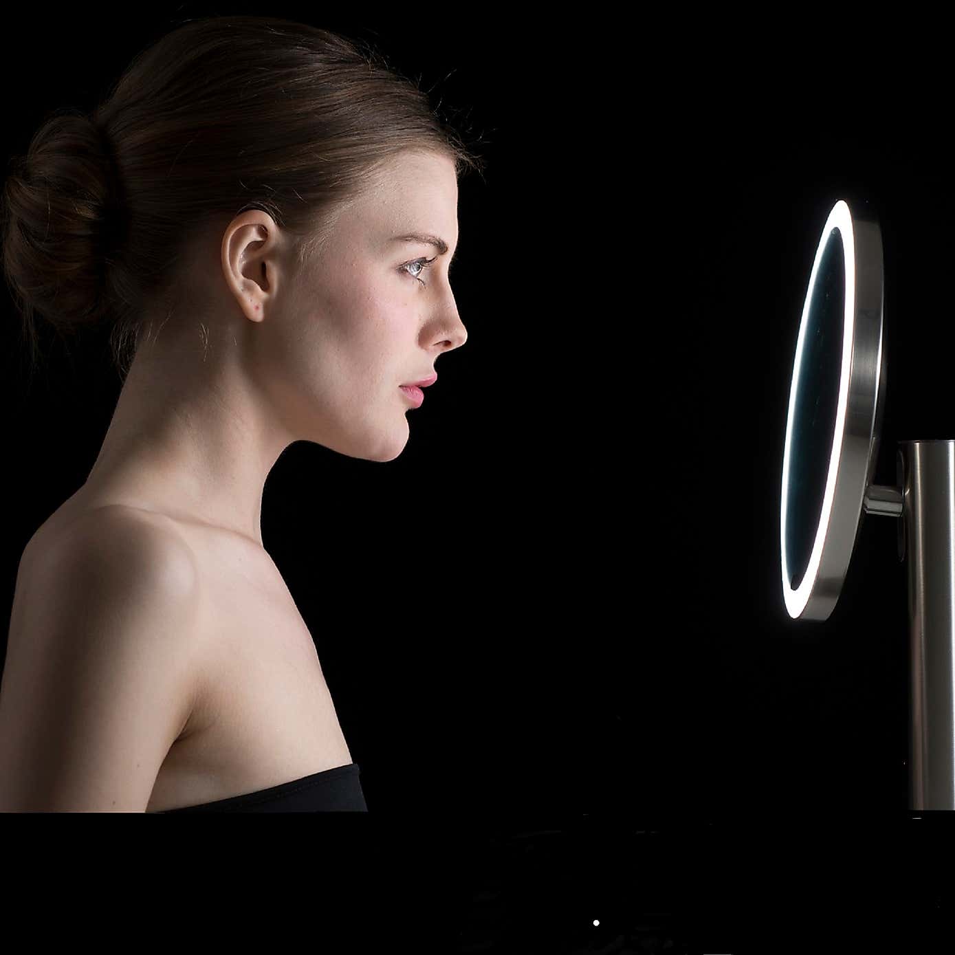 EKO iMira Ultra Clear LED Sensor Free Standing Dressing Table Mirror