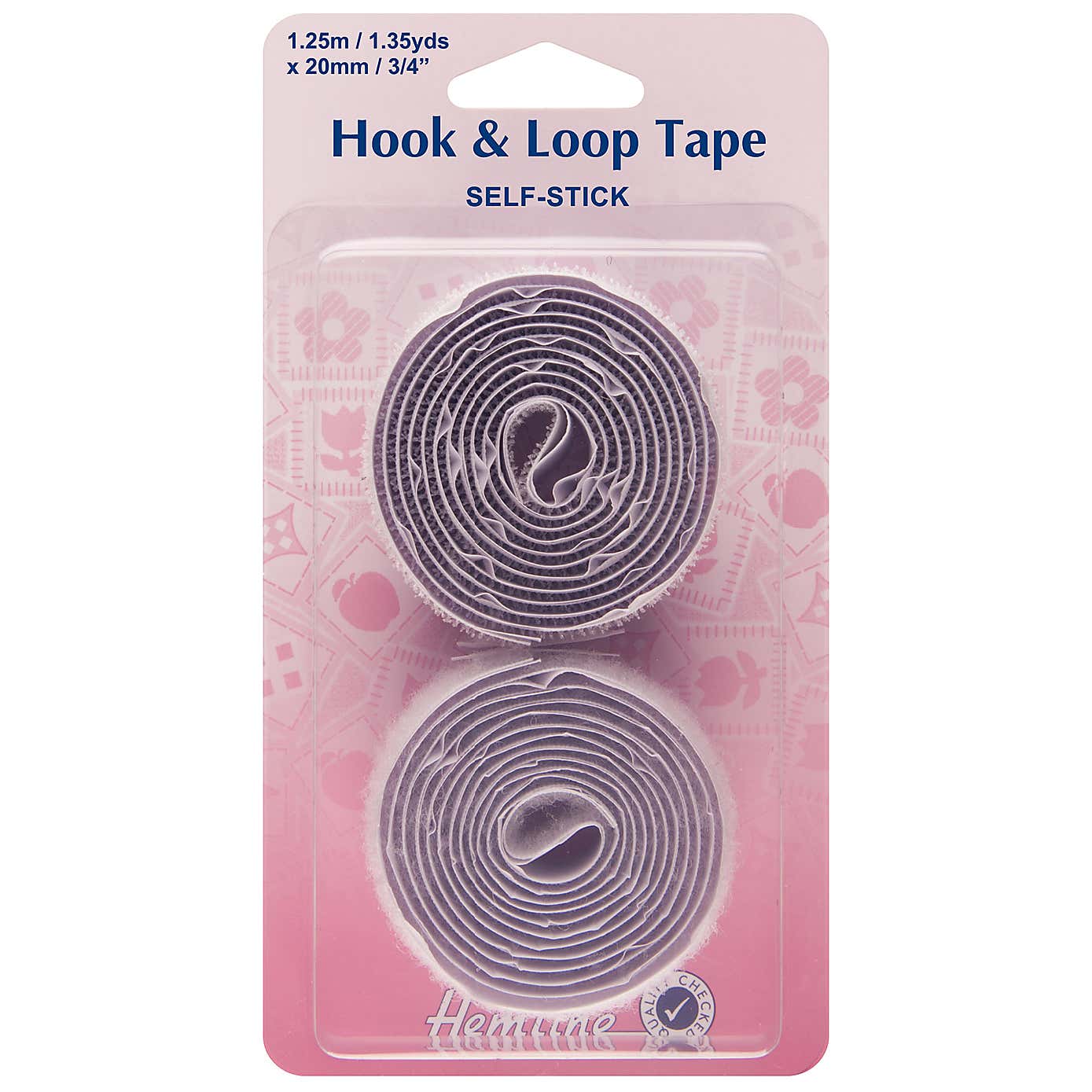 Hemline Velour Self-Stick 20mm Tape