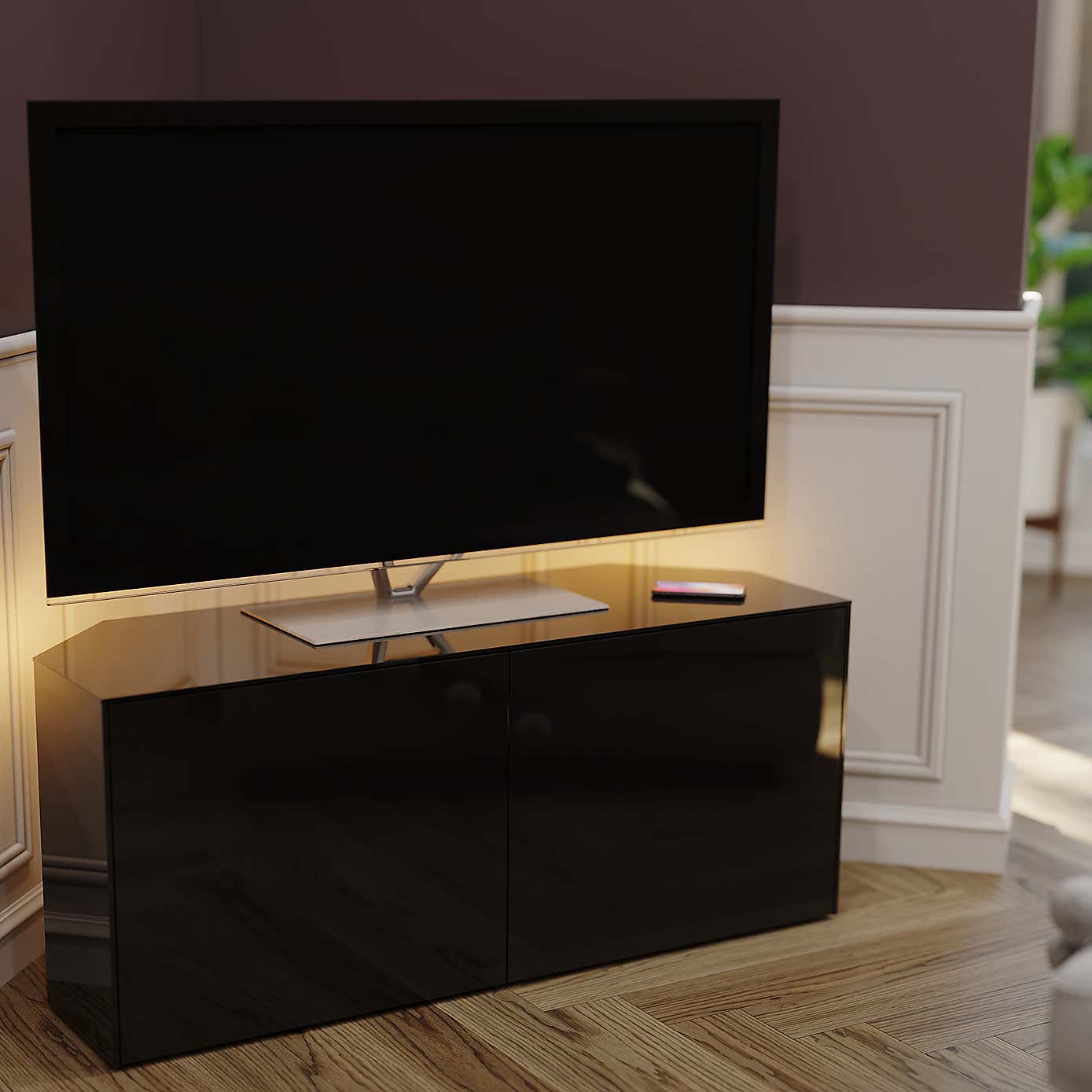 Intel LED Corner TV Unit