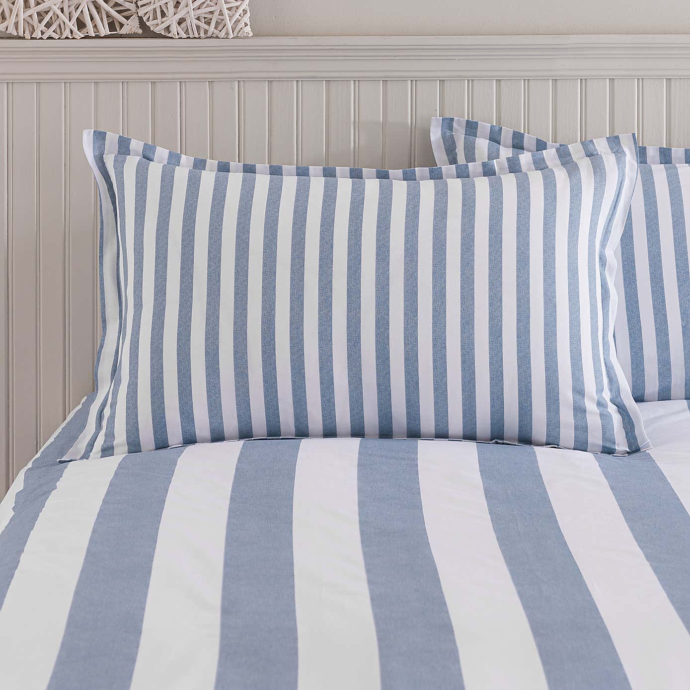 Kent Broad Stripe Cotton Oxford Pillowcase