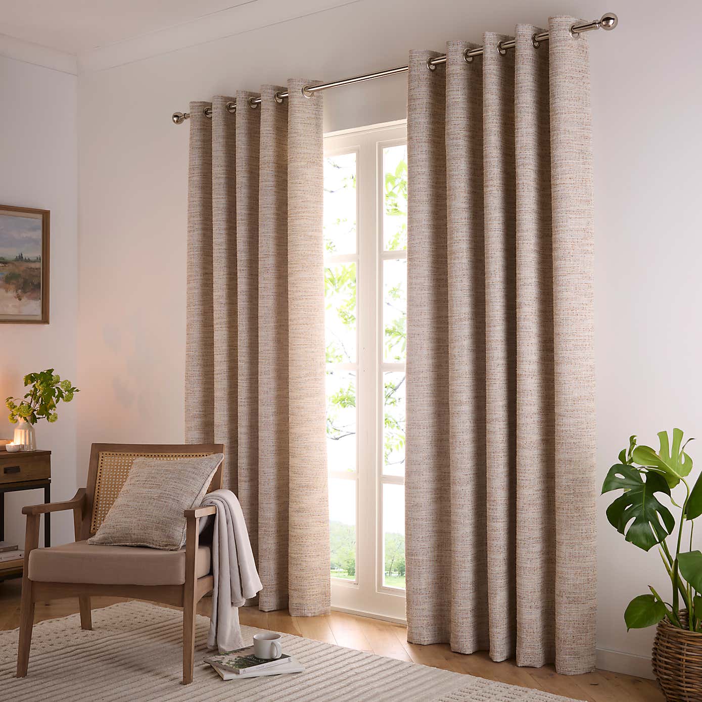 Churchgate Stathern Eyelet Curtains