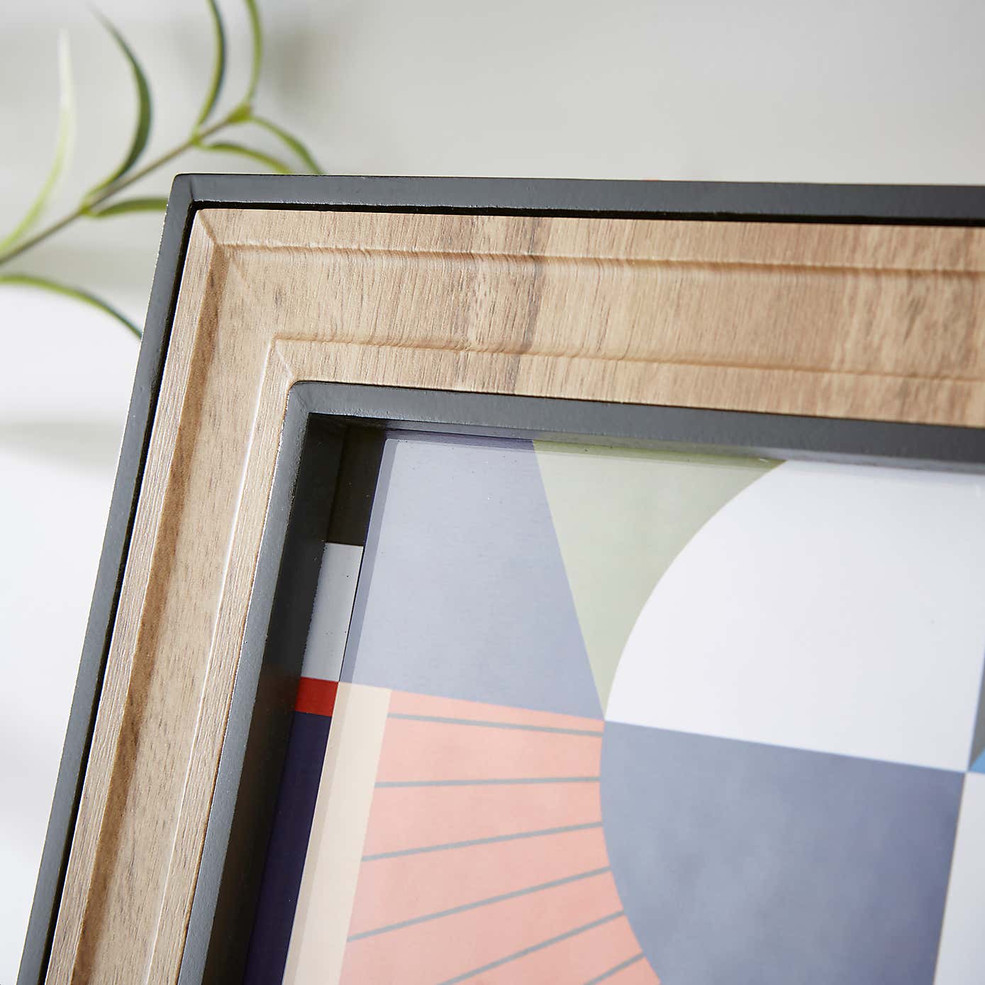 Bryant Natural and Black Photo Frame