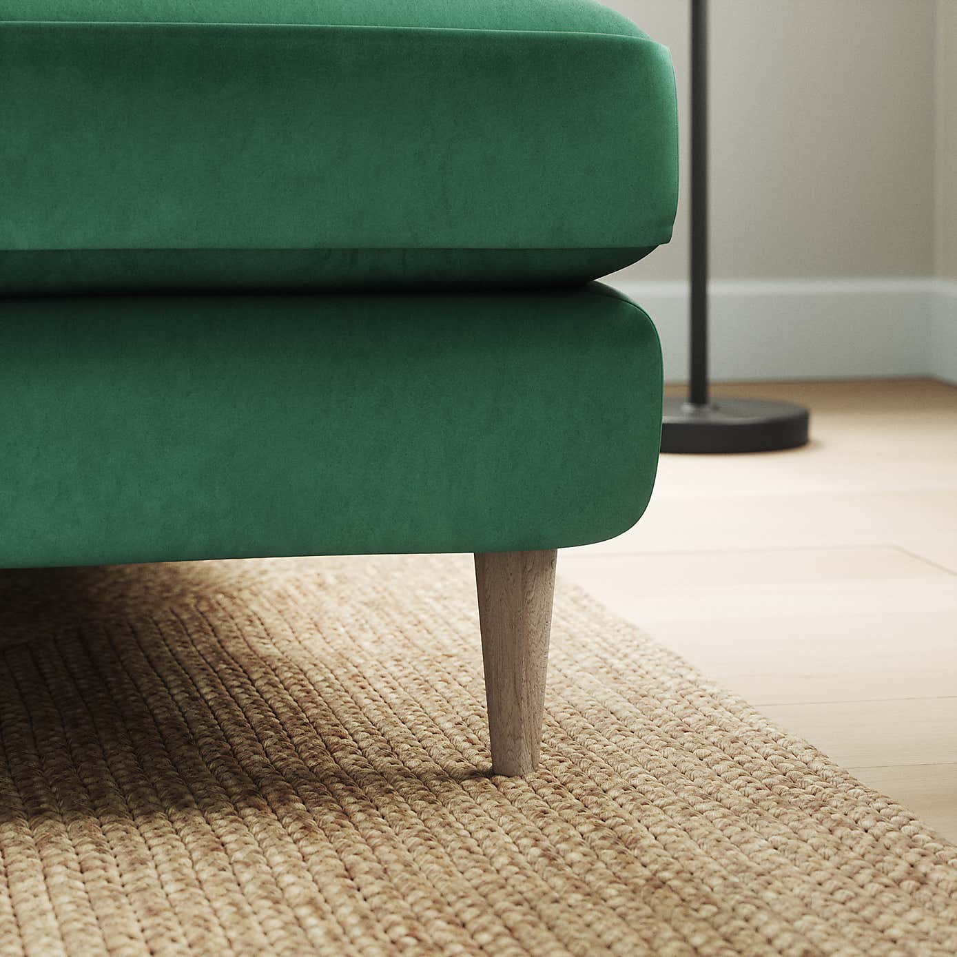 Sven Opulent Velvet Large Corner Chaise Sofa