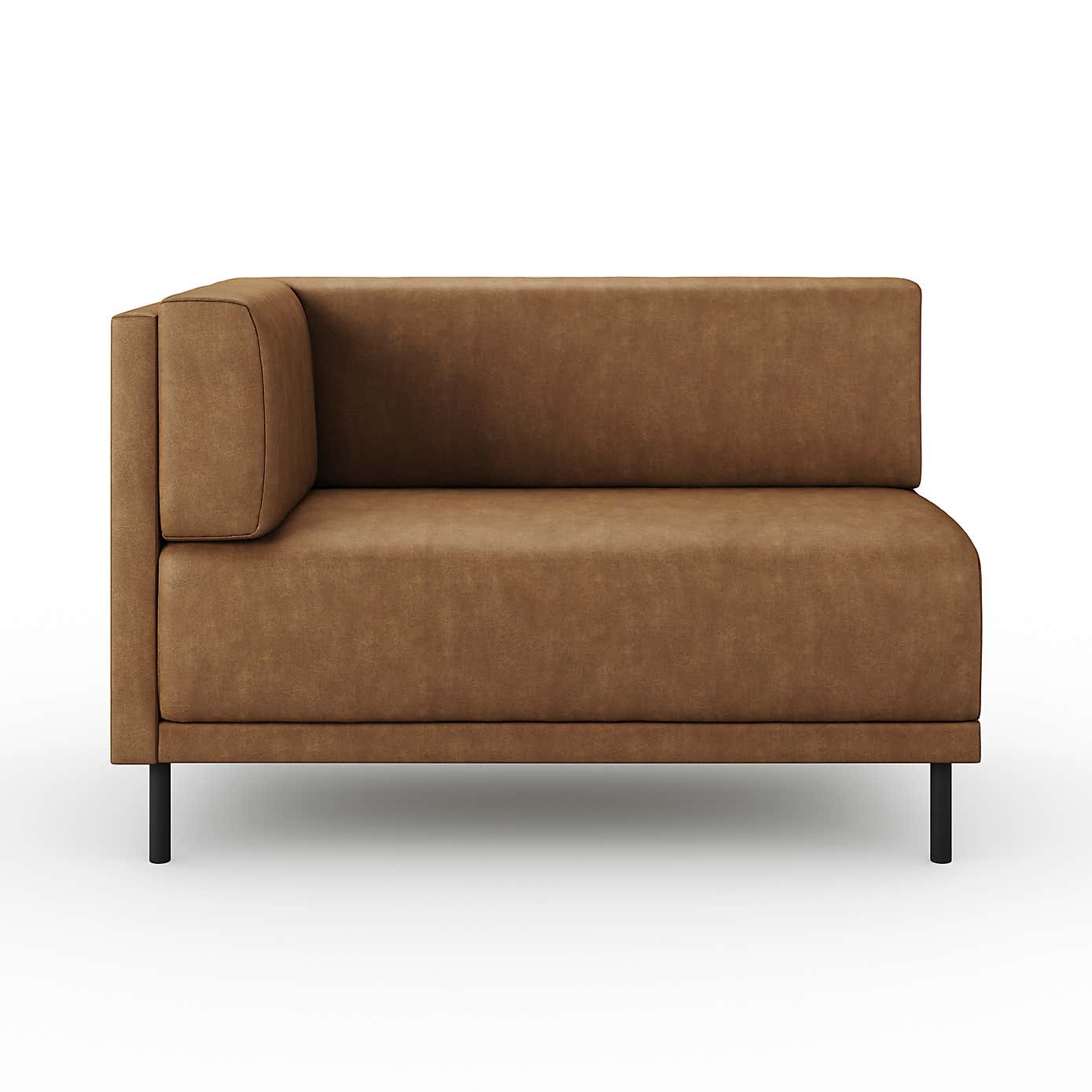 Mae Corner Dining Bench, Faux Leather