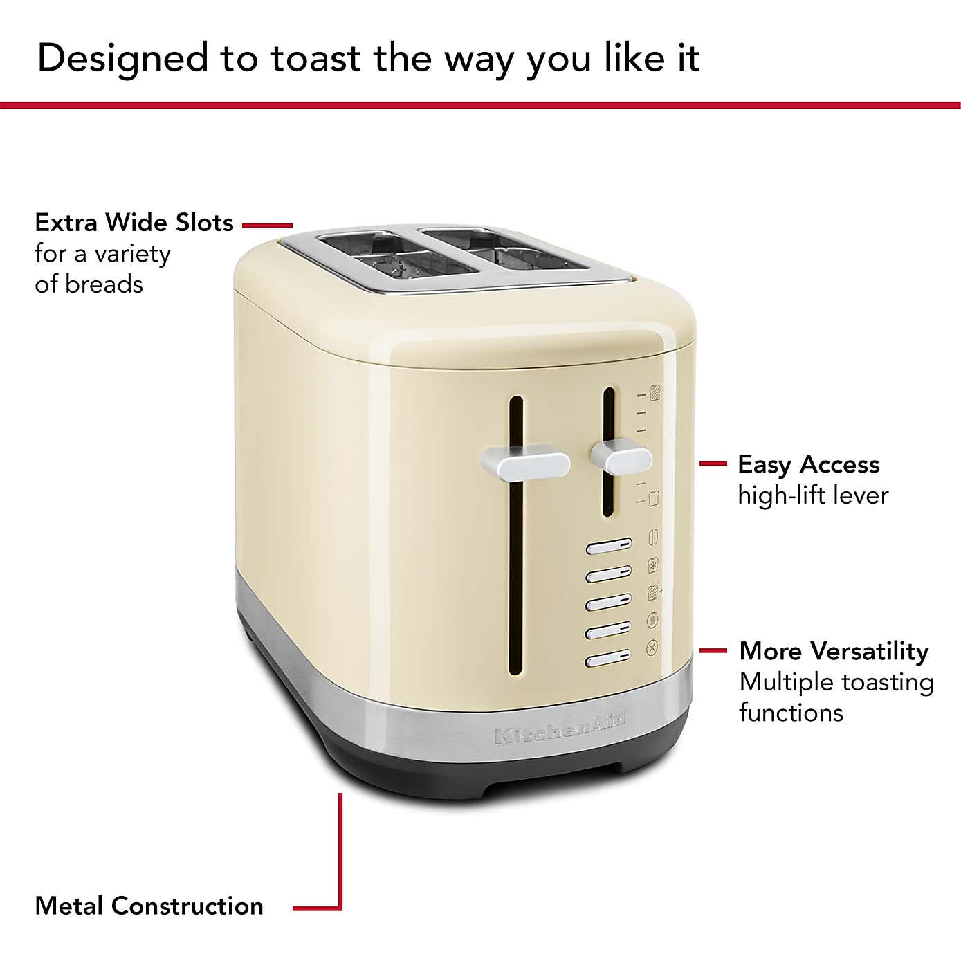 KitchenAid 2 Slice Toaster